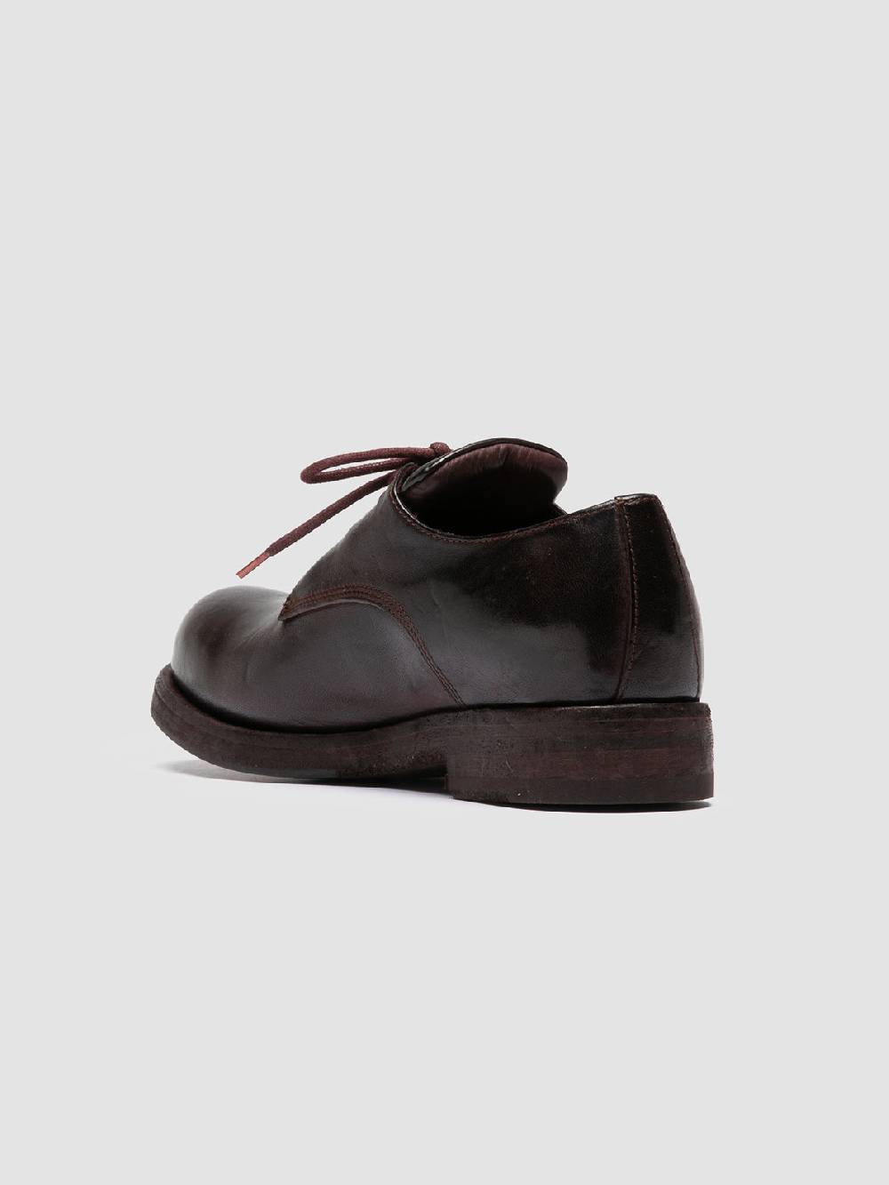 Officine Creative BULLA DD 301 Derby in Pelle Marrone In Saldo