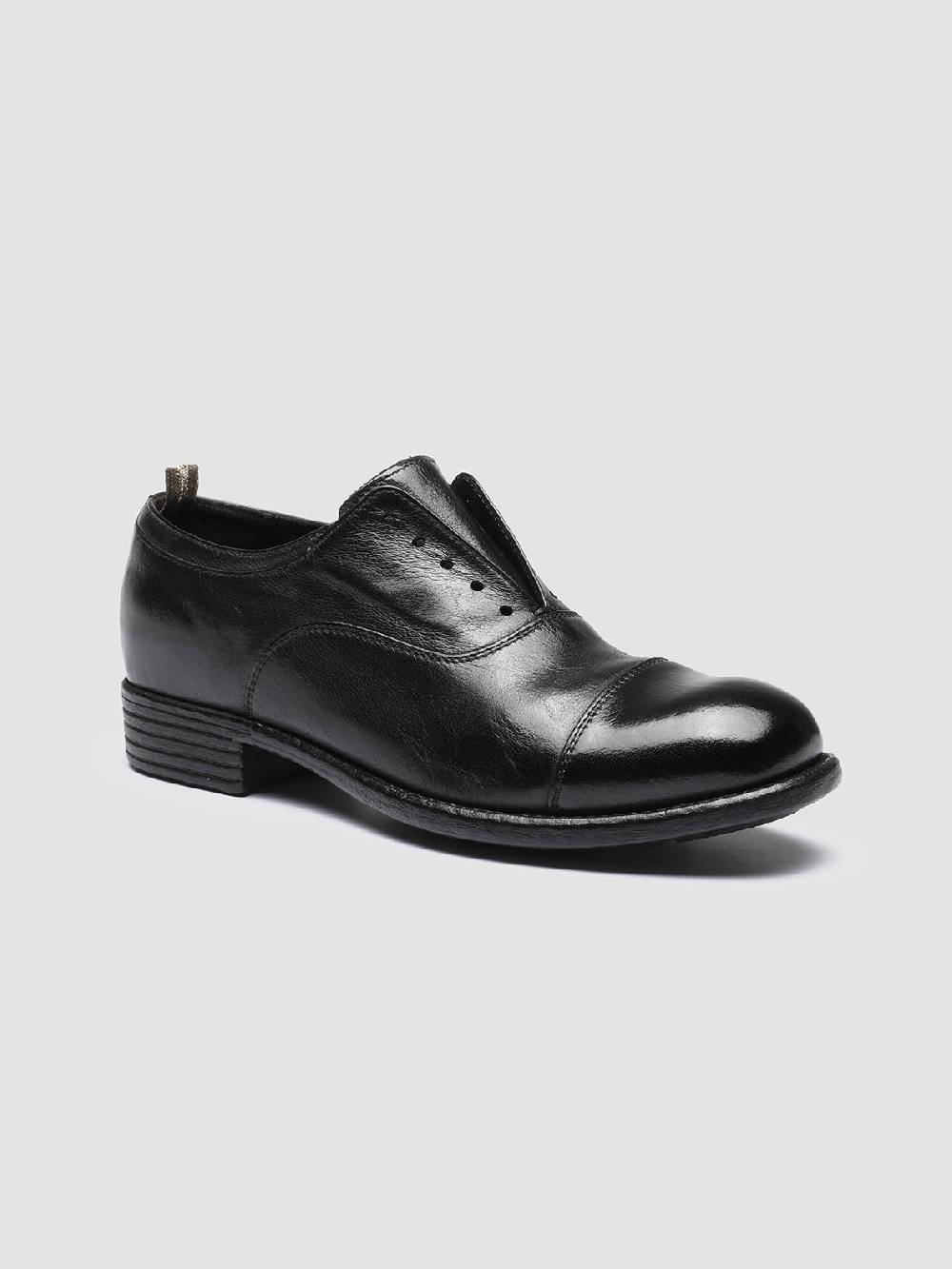 Officine Creative CALIXTE 003 Oxford in Pelle Nera Sconto di tempo limitato