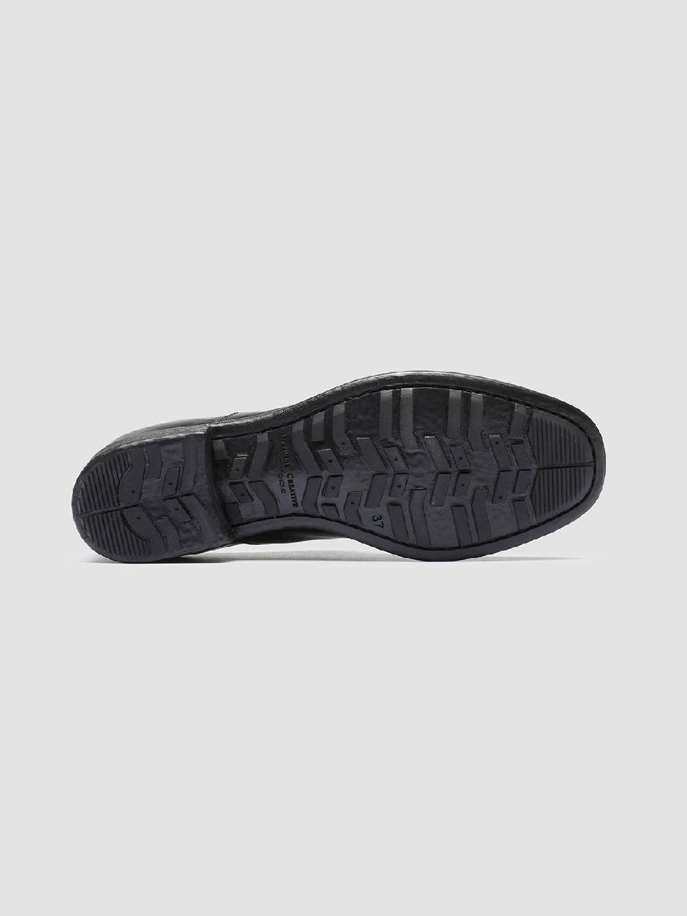 Officine Creative CALIXTE 003 Oxford in Pelle Nera Sconto di tempo limitato