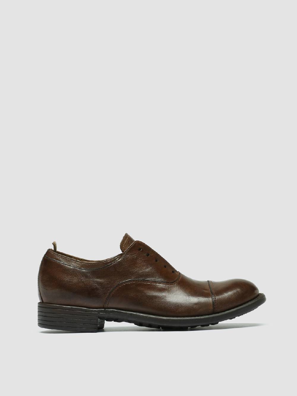 Officine Creative CALIXTE 003 Oxford in Pelle Marrone Negozio online di fabbrica