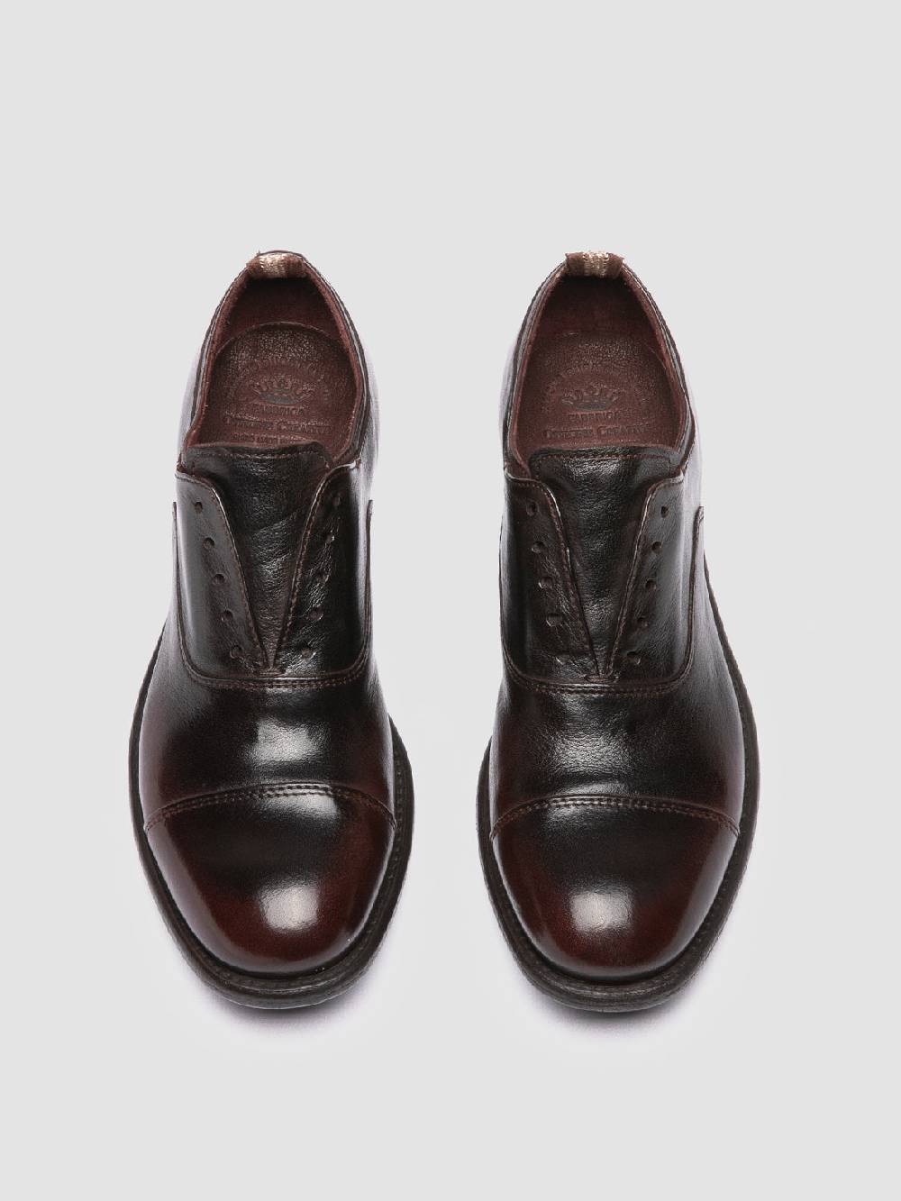 Officine Creative CALIXTE 003 Oxford in Pelle Marrone Prezzo di fabbrica