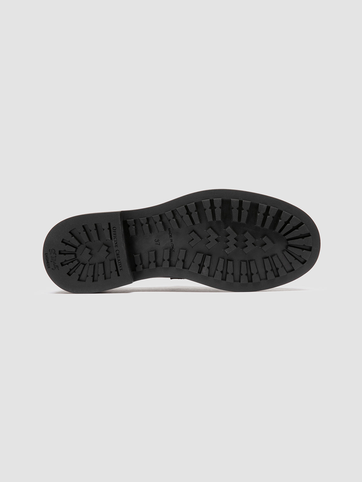 Officine Creative ENGINEER 102 Derby in Pelle Nera Offerta esclusiva