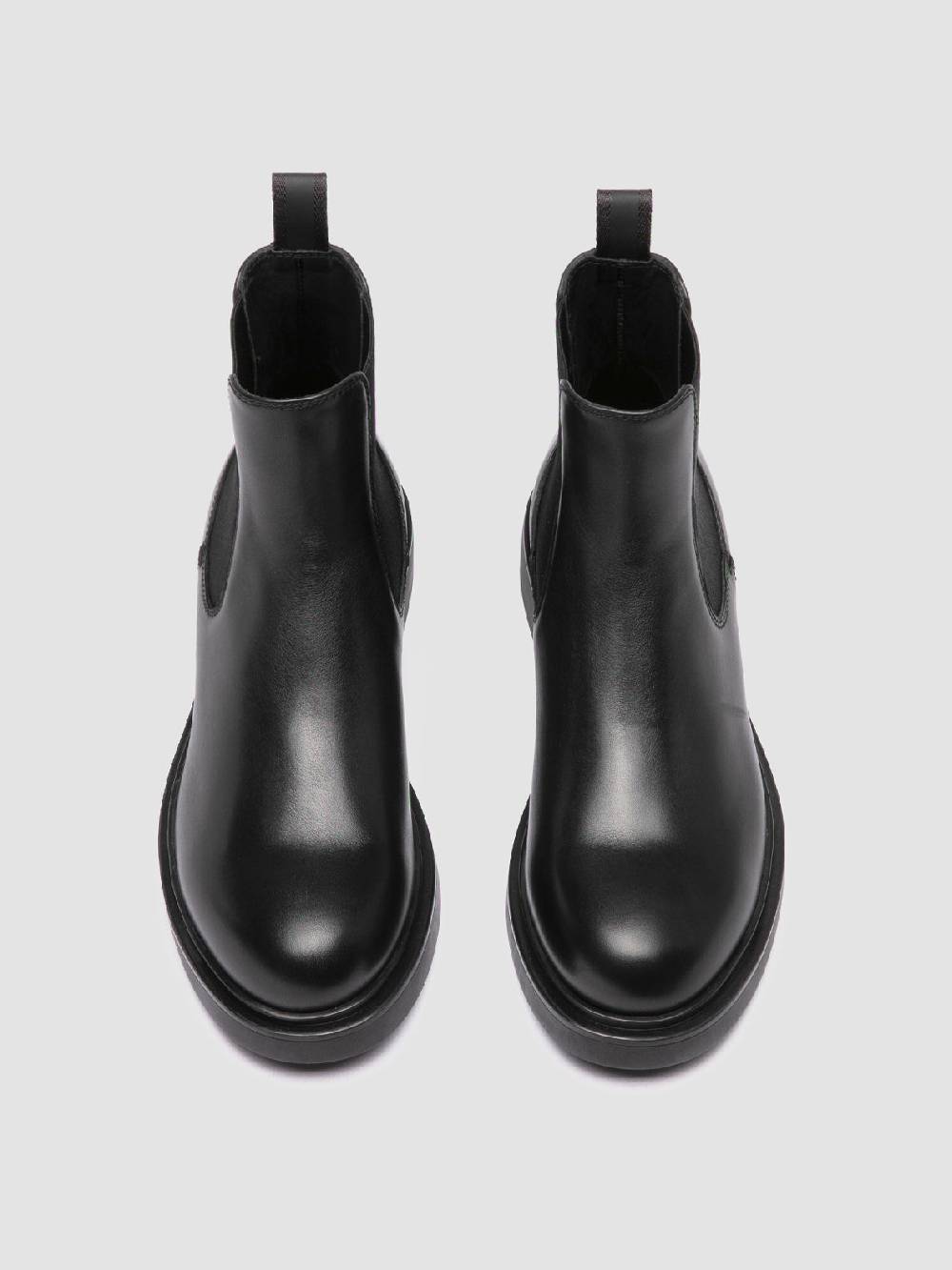 Officine Creative ENGINEER 107 Stivaletti Chelsea in Pelle Nera Vendite stagionali