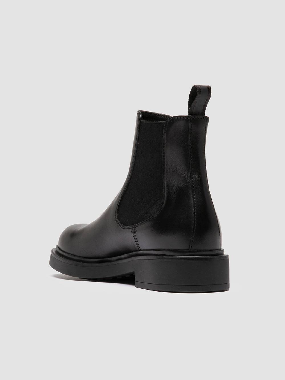 Officine Creative ENGINEER 107 Stivaletti Chelsea in Pelle Nera Vendite stagionali