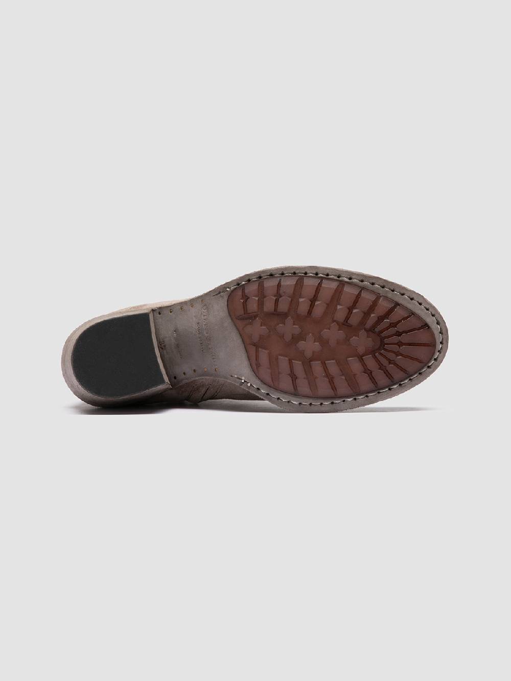 Officine Creative GODEAU 001 Stivali con Zip in Pelle Scamosciata Tortora Cyber Monday