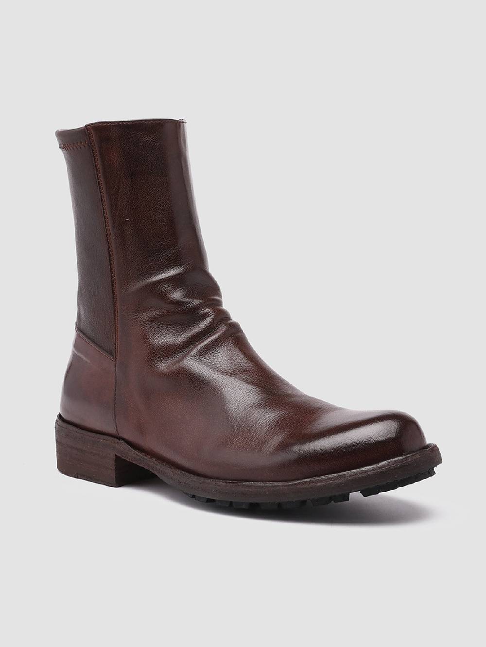 Officine Creative LEGRAND 203 Stivaletti in Pelle Marrone Offerta Giorno del Papà