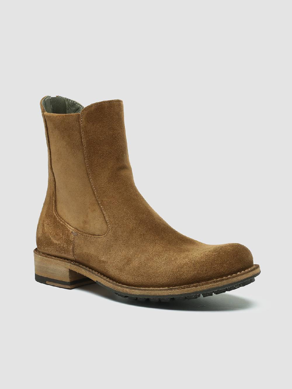 Officine Creative LEGRAND 229 Stivali Zip in Camoscio Marrone Offerta Anniversario