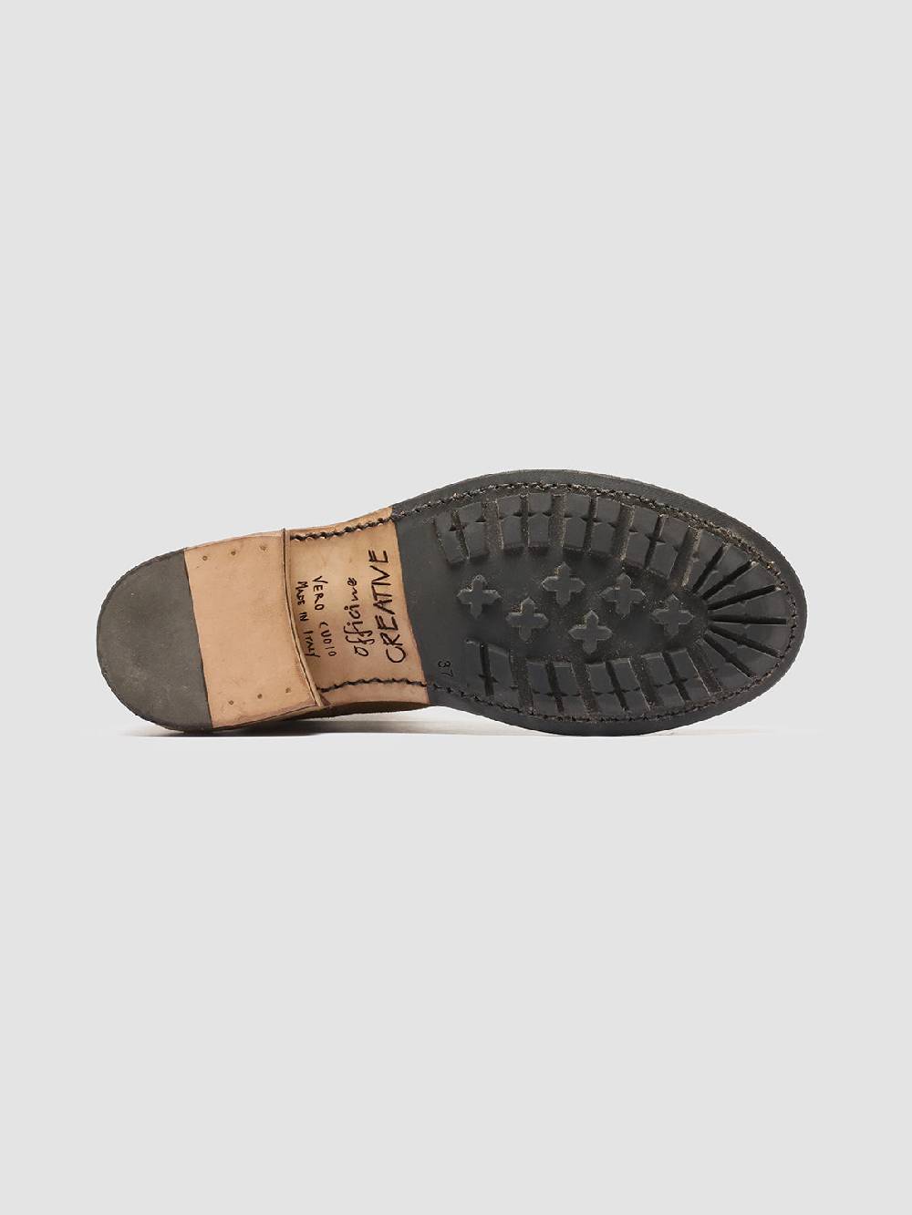 Officine Creative LEGRAND 229 Stivali Zip in Camoscio Marrone Offerta Anniversario