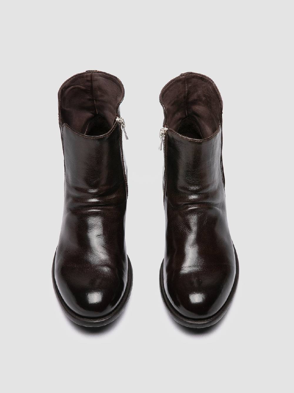 Officine Creative LIS 001 Stivali con Zip in Pelle Marrone Offerta migliore