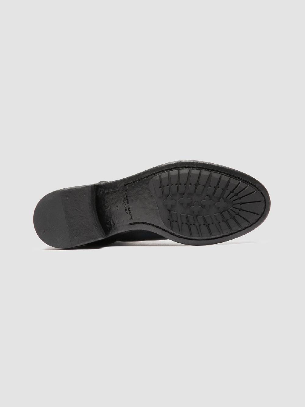 Officine Creative LIS 003 Stivaletti Chelsea in Pelle Blu Offerta temporanea