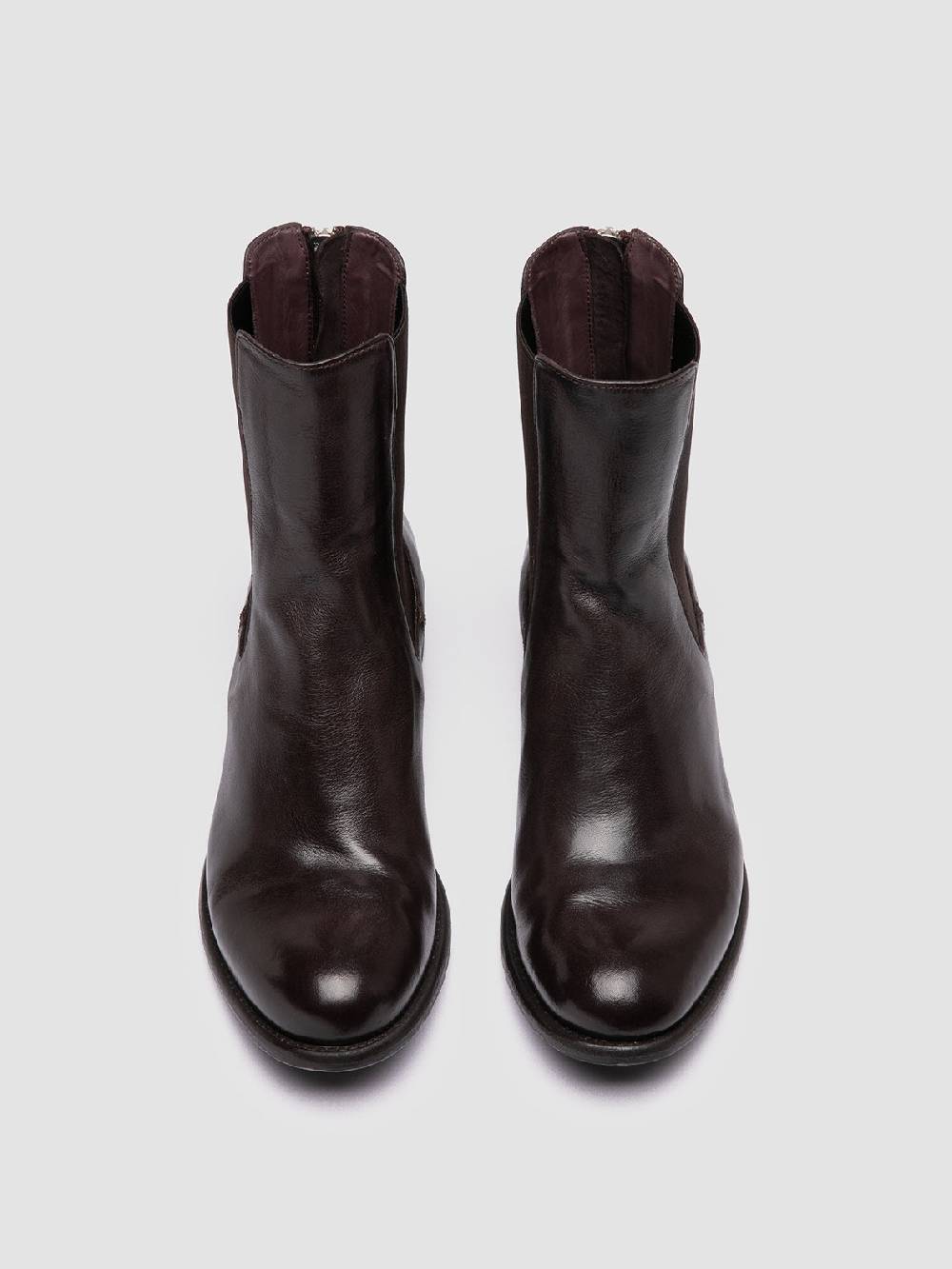 Officine Creative LIS 003 Stivaletti Chelsea in Pelle Bordeaux Lightning offer