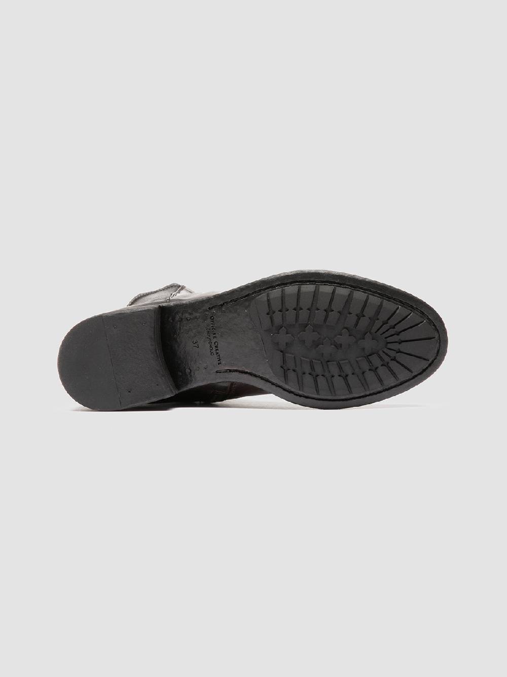 Officine Creative LIS 004 Stivali con Zip in Pelle Marrone Nuovi prodotti