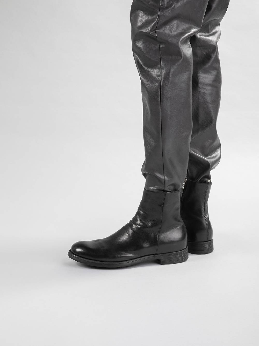 Officine Creative CHRONICLE 058 Stivali Zip in Pelle Marrone Comprane uno, ottenene uno gratis