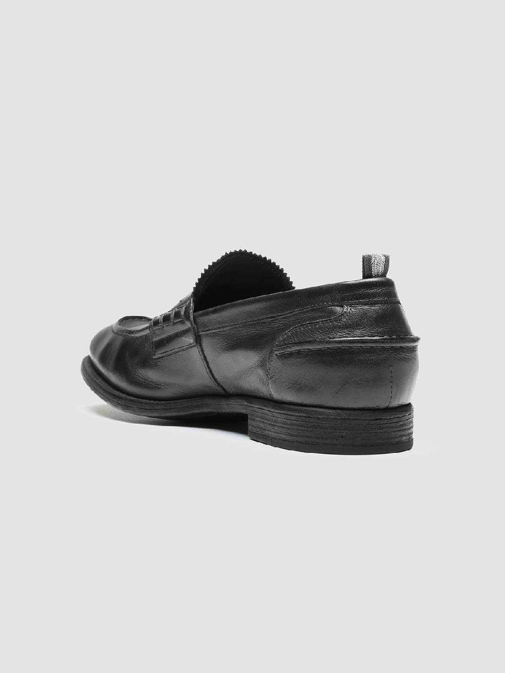 Officine Creative CHRONICLE 144 Mocassini Penny Loafer in Pelle Nera Sconti VIP