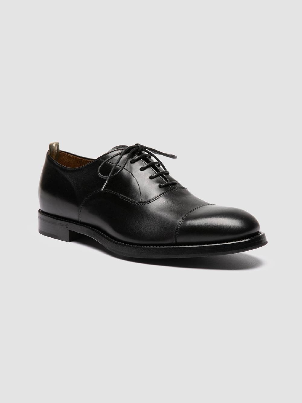 Officine Creative CONSULTANT 003 Oxford in Pelle Nera Super Saving Price