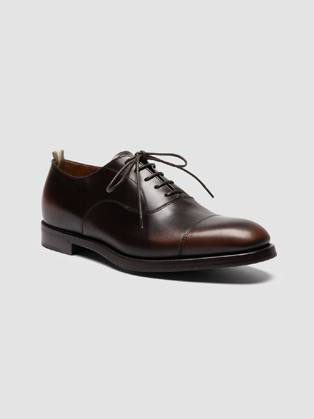 Officine Creative CONSULTANT 003 Oxford in Pelle Marrone Offerta settimanale
