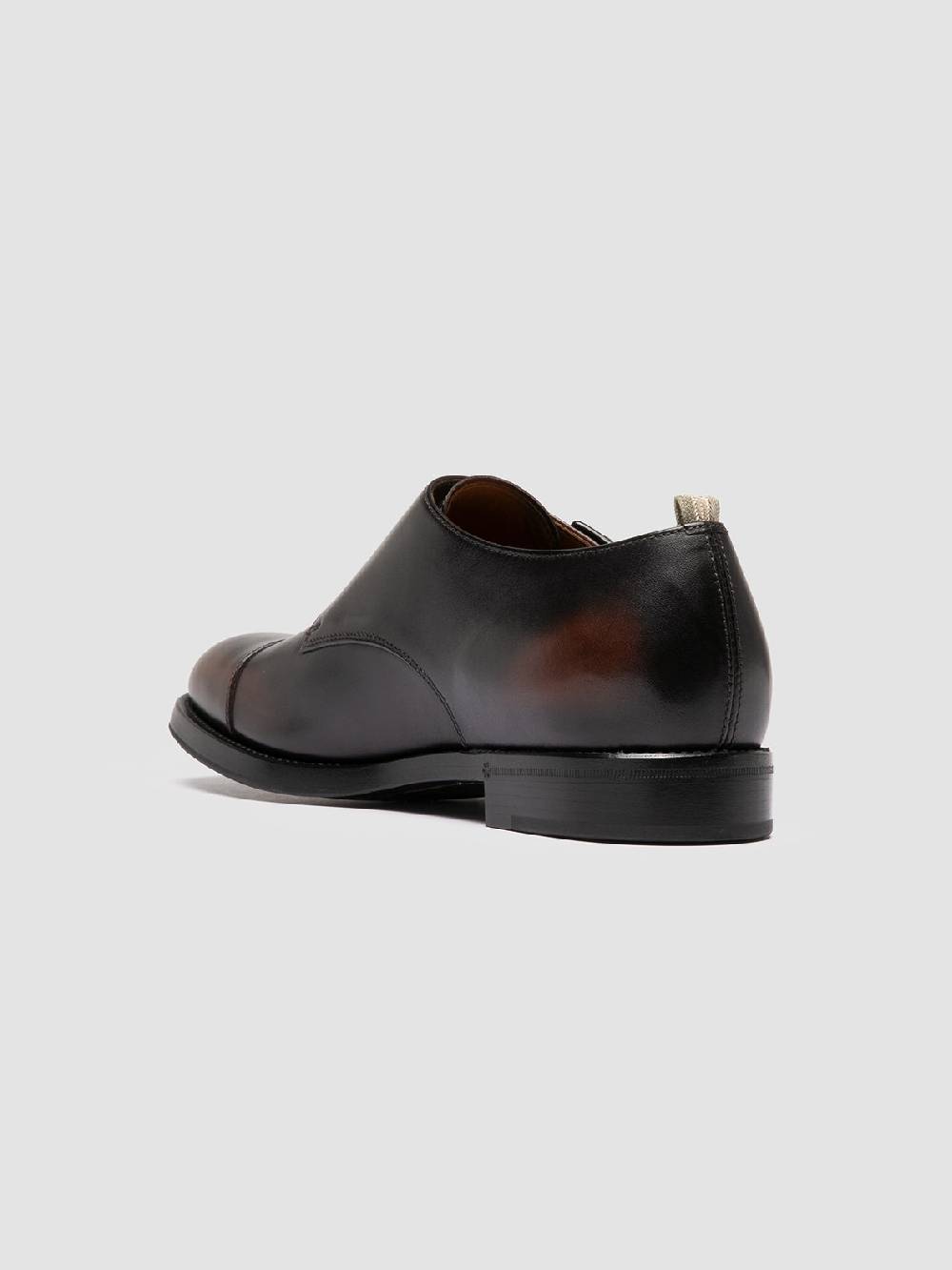 Officine Creative CONSULTANT 004 Monk Strap in Pelle Marrone Ritorno libero