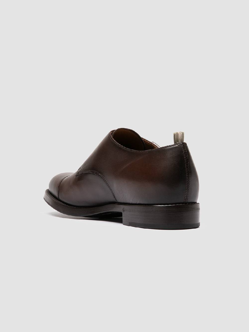 Officine Creative CONSULTANT 004 Monk Strap in Pelle Marrone Rilascio limitato