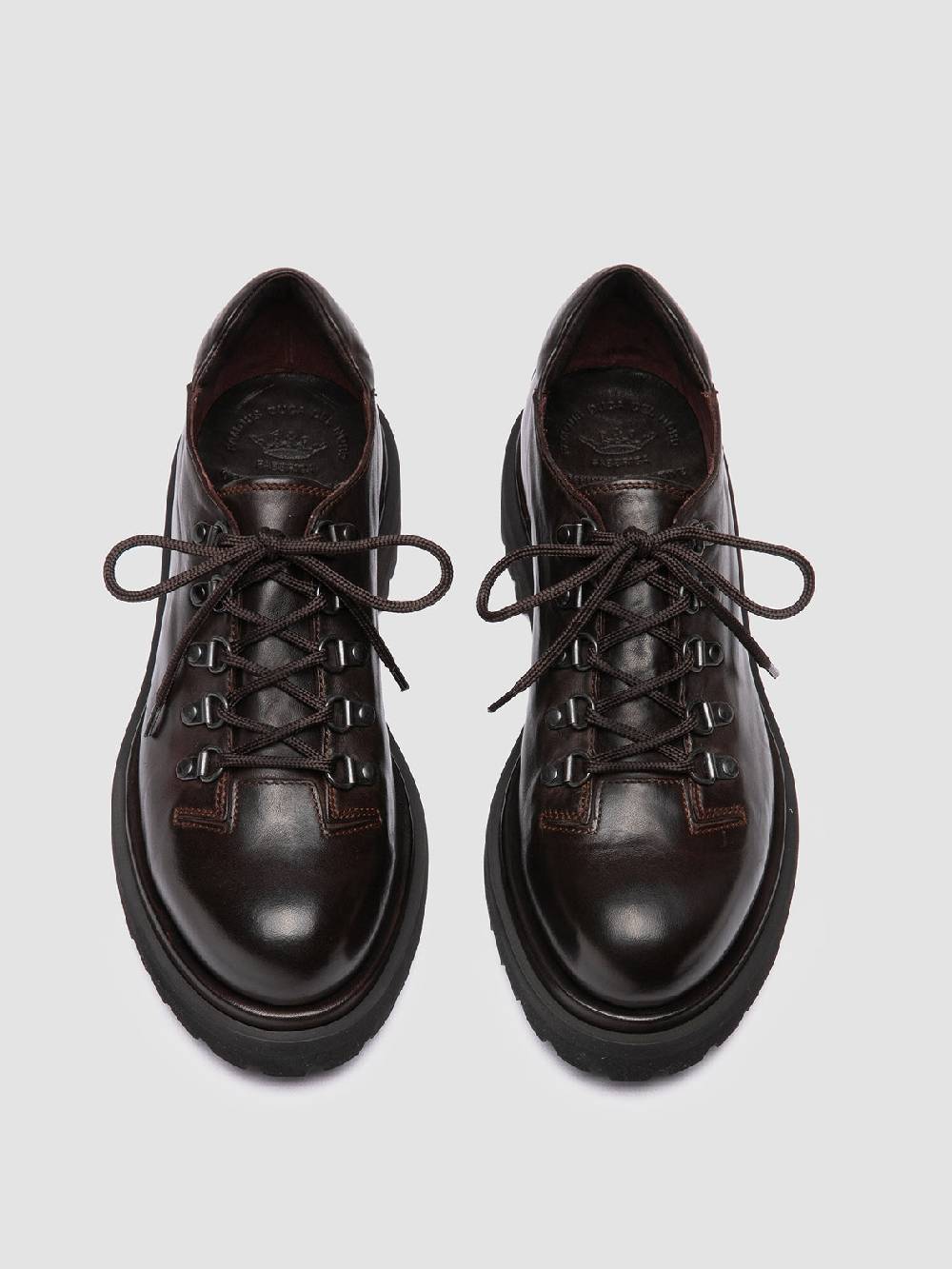 Officine Creative EVENTUAL DD 105 Derby in Pelle Marrone Latest stili