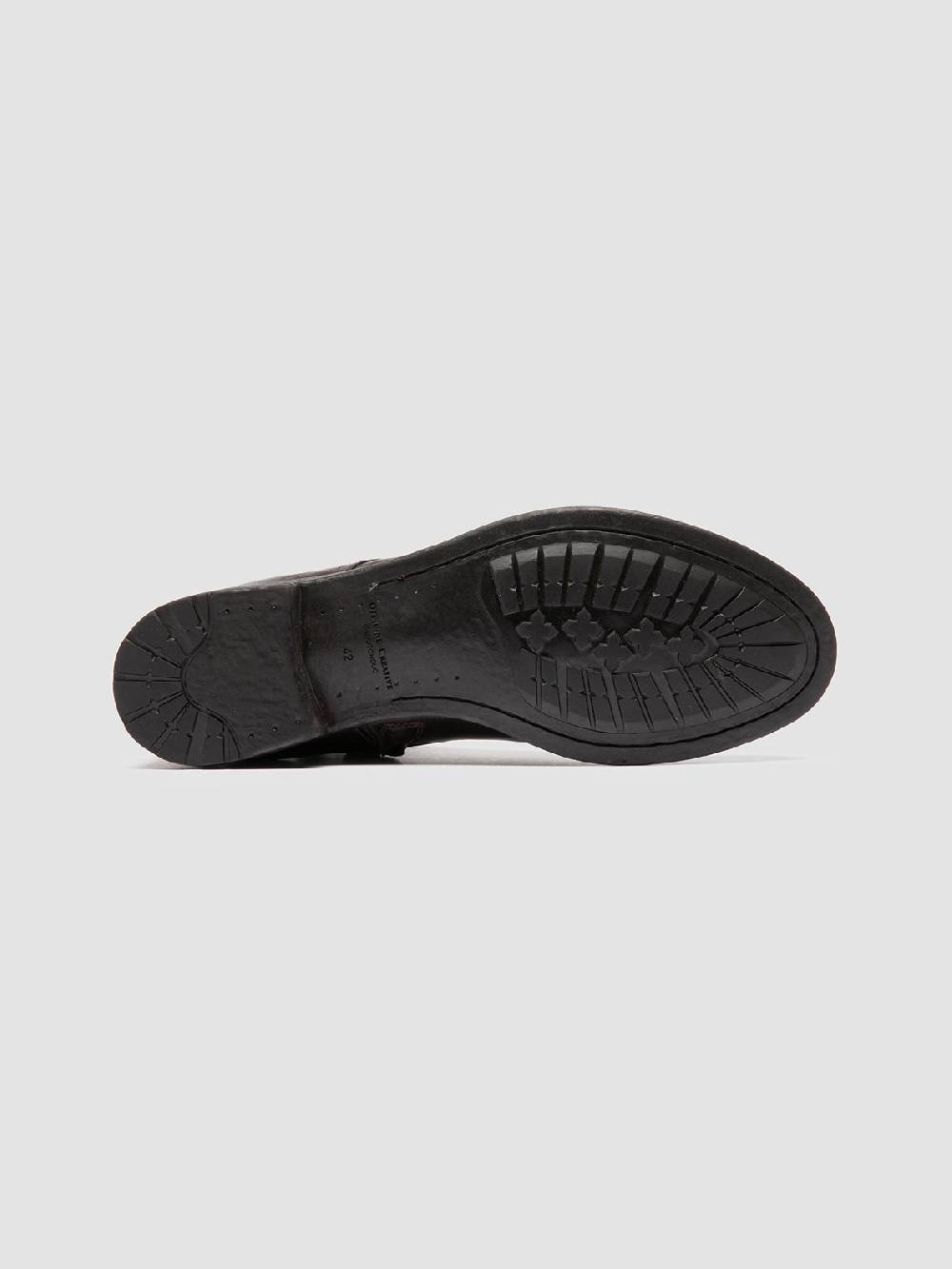 Officine Creative HIVE 005 Stivali con Zip in Pelle Marrone Fino al 60% di sconto
