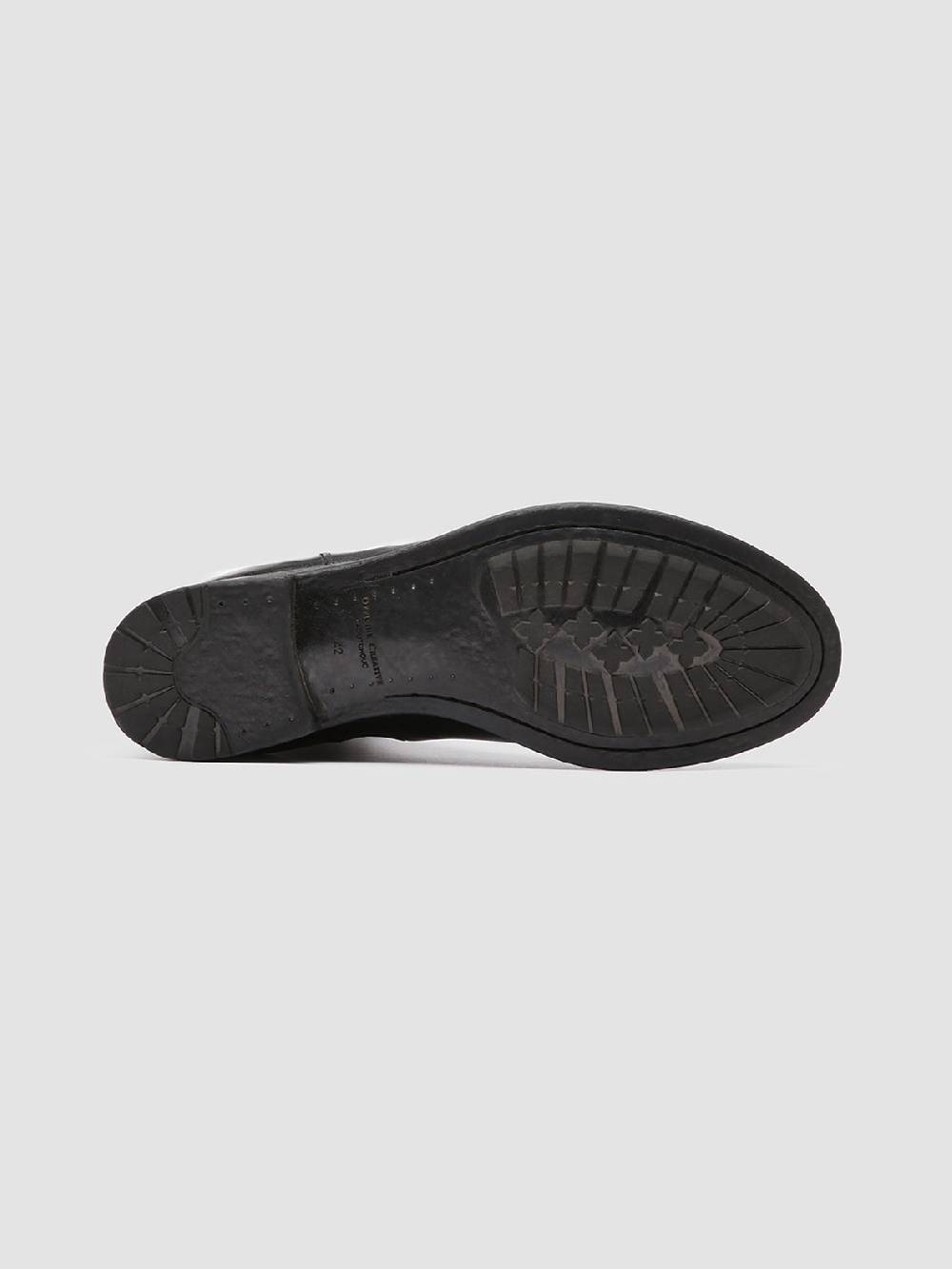 Officine Creative HIVE 007 Stivaletti Chelsea in Pelle Nera Fino al 65% di sconto