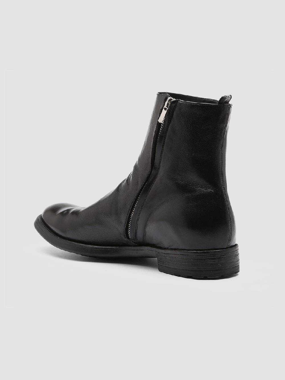 Officine Creative HIVE 010 Stivali in Pelle Nera Sostegno trimestrale
