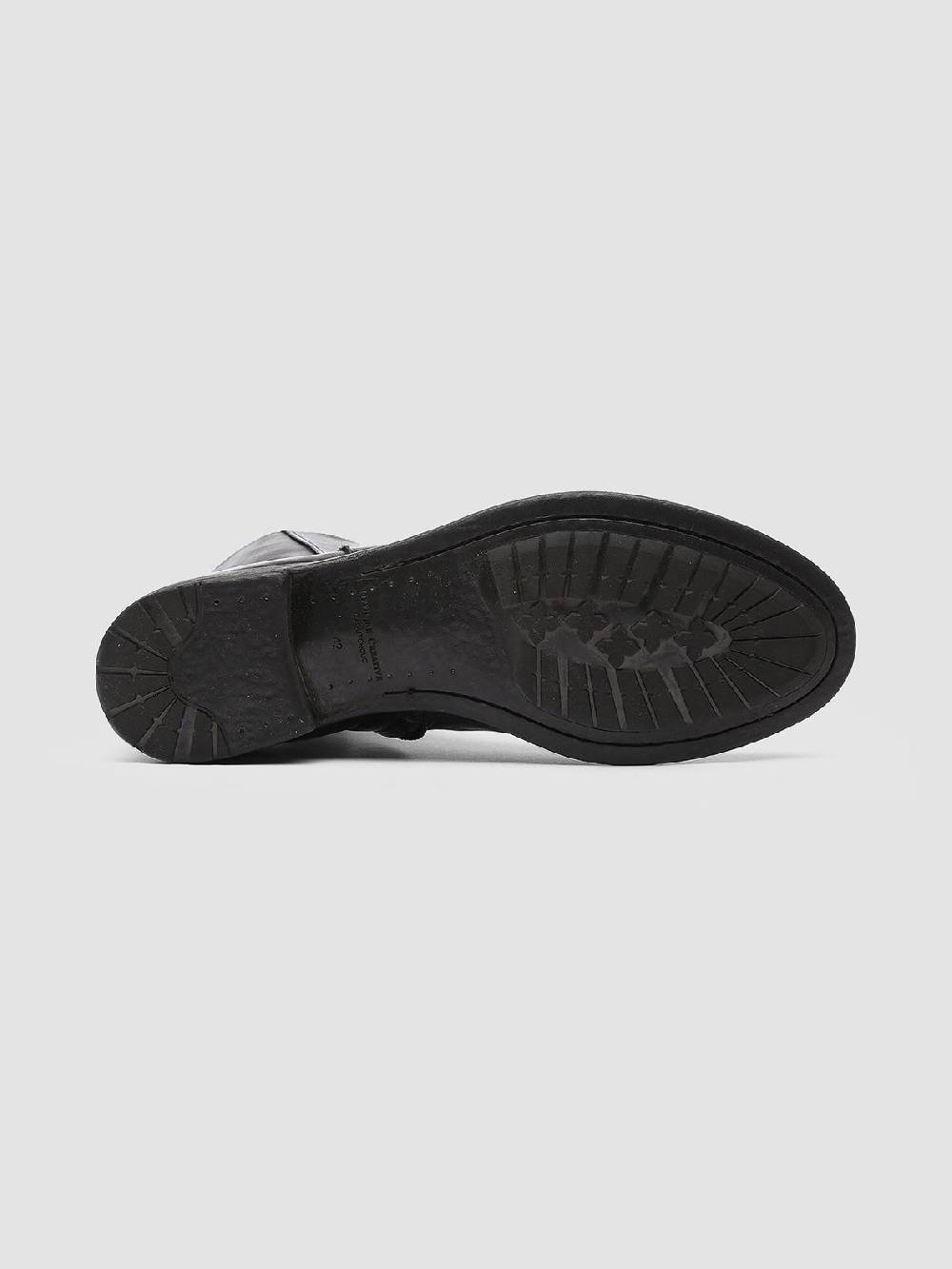 Officine Creative HIVE 010 Stivali in Pelle Nera Sostegno trimestrale