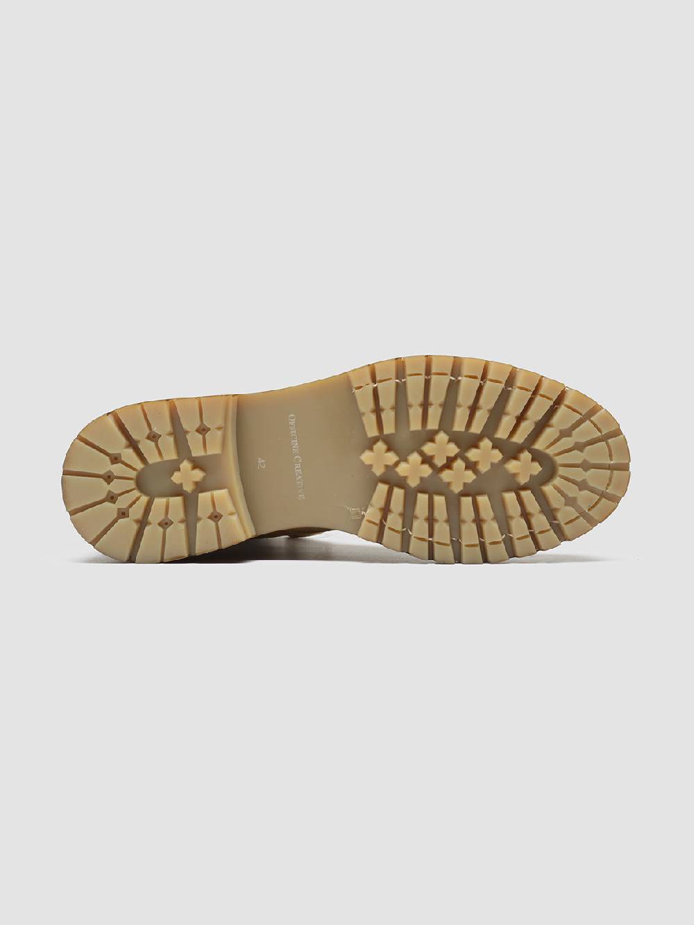 Officine Creative BOSS 002 Stivali Stringati in Pelle e Camoscio Marrone Solo un giorno rimasto