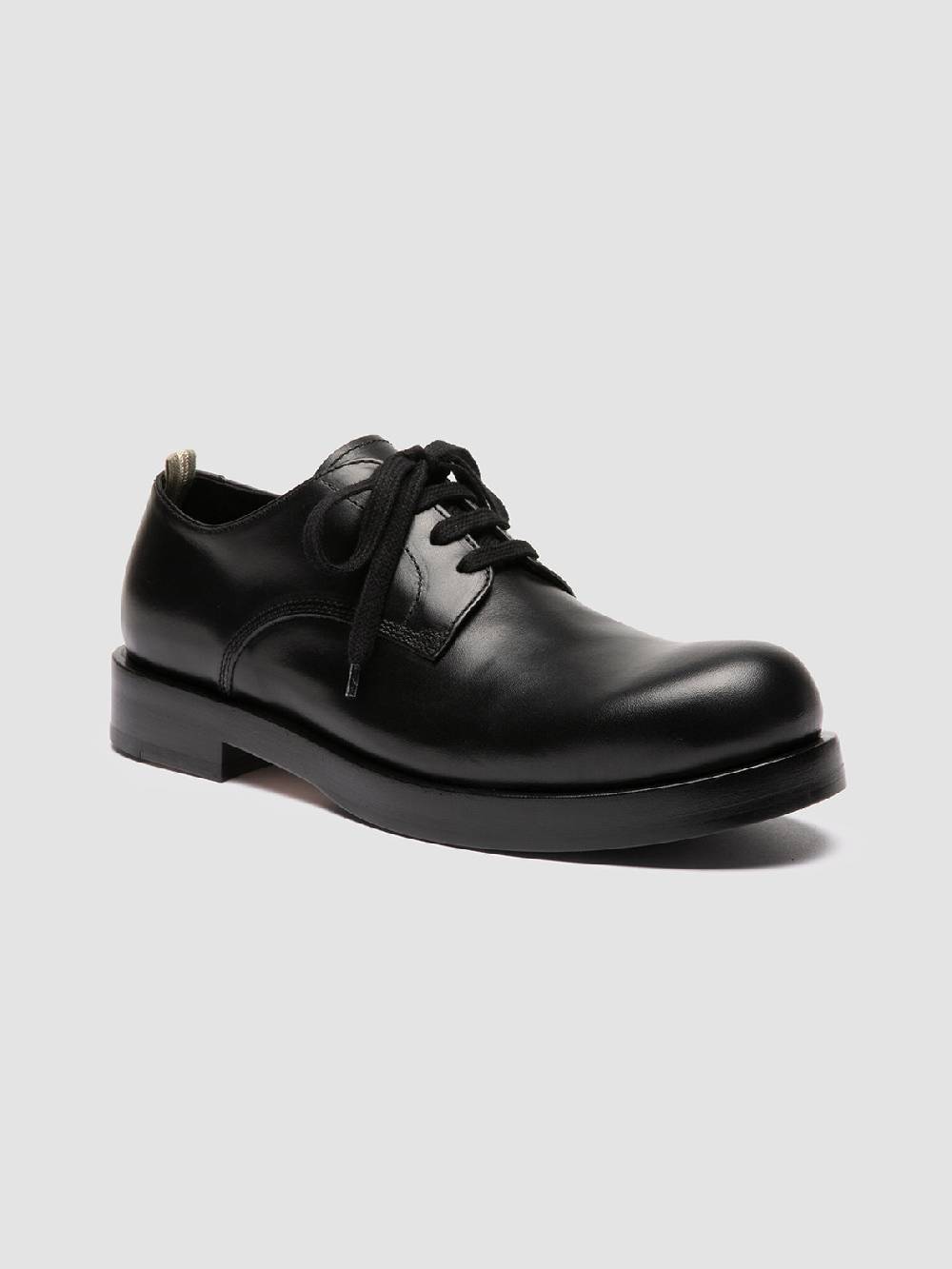 Officine Creative BULLA 001 Derby in Pelle Nera Esporta salva