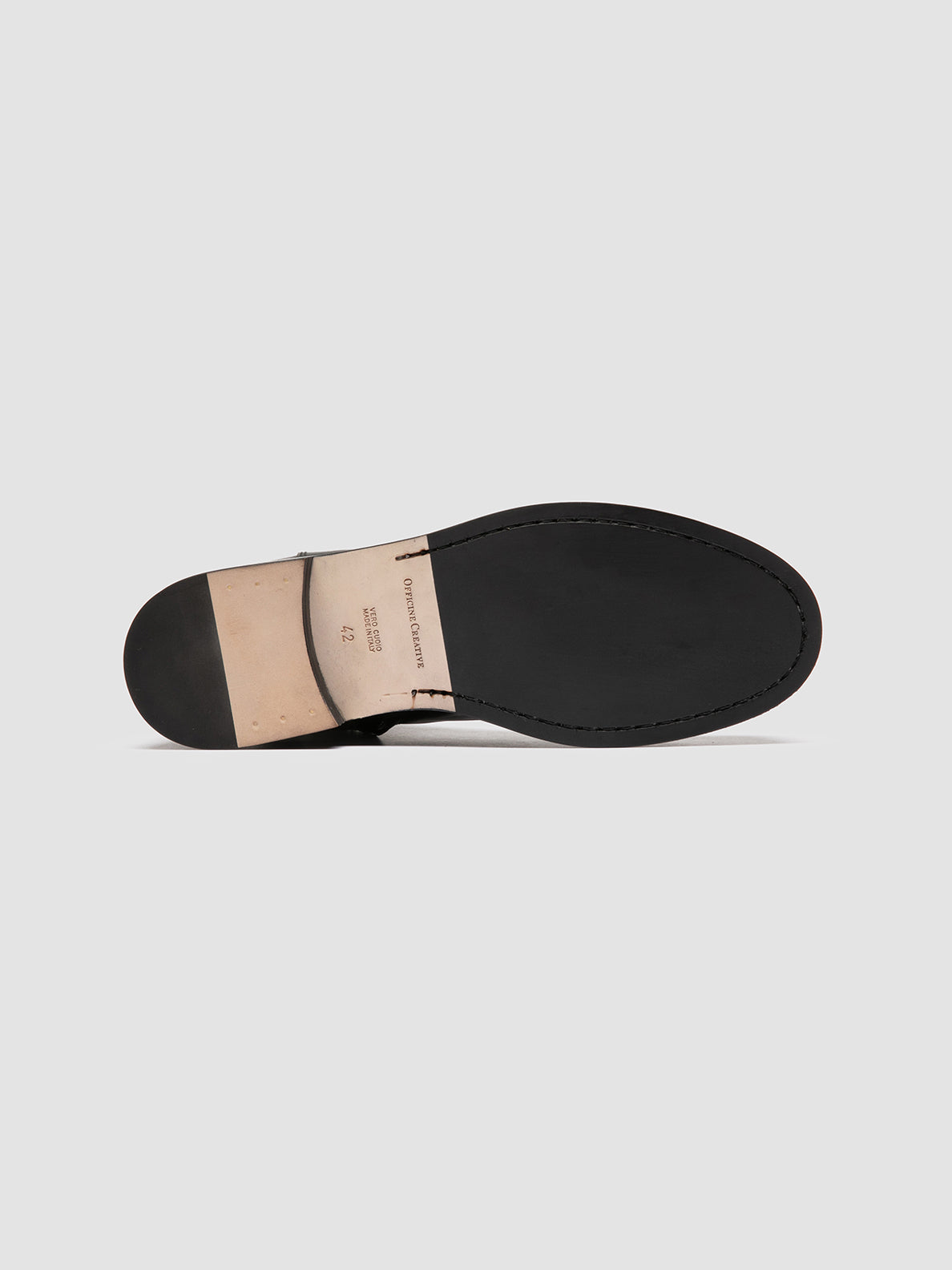 Officine Creative BULLA 001 Derby in Pelle Nera Esporta salva