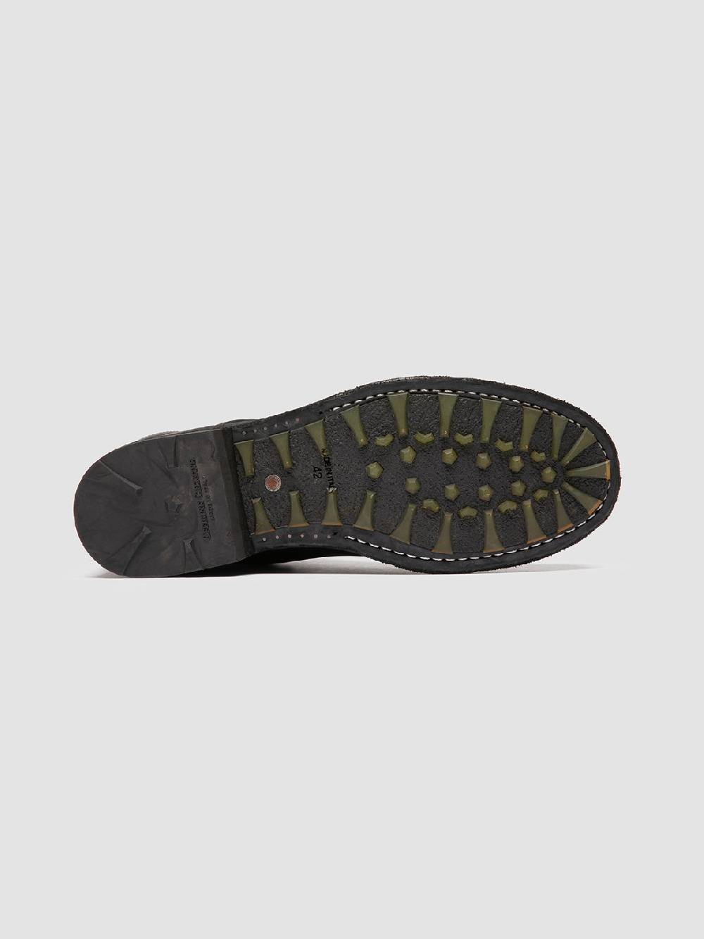 Officine Creative BULLA DD 103 Stivali con Zip in Pelle Nera 50% di sconto per tempo limitato