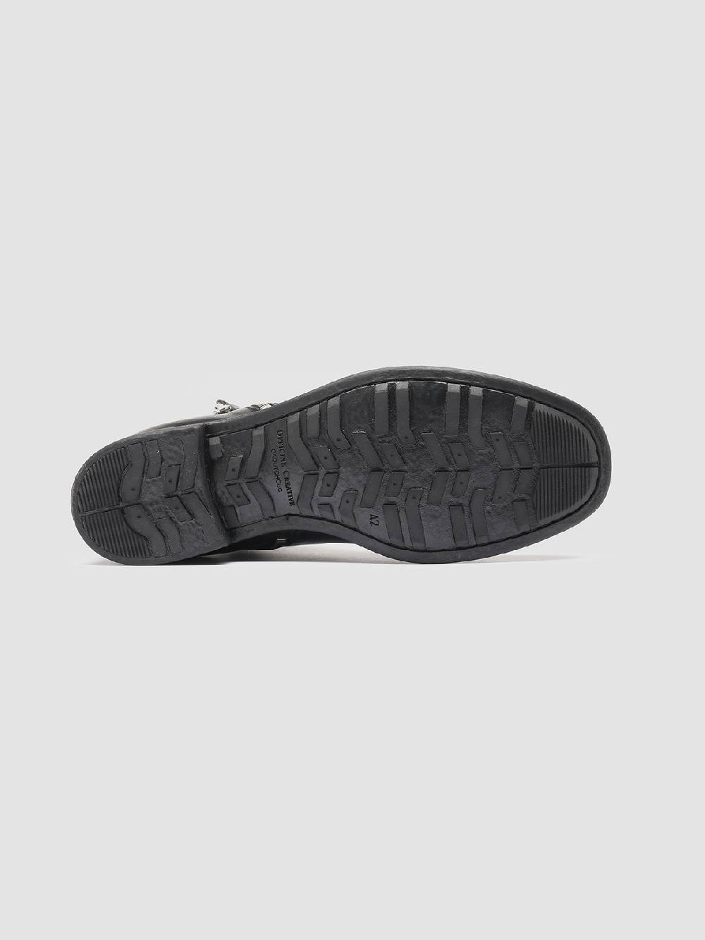 Officine Creative CHRONICLE 042 Stivaletti in Pelle Nera Vendita