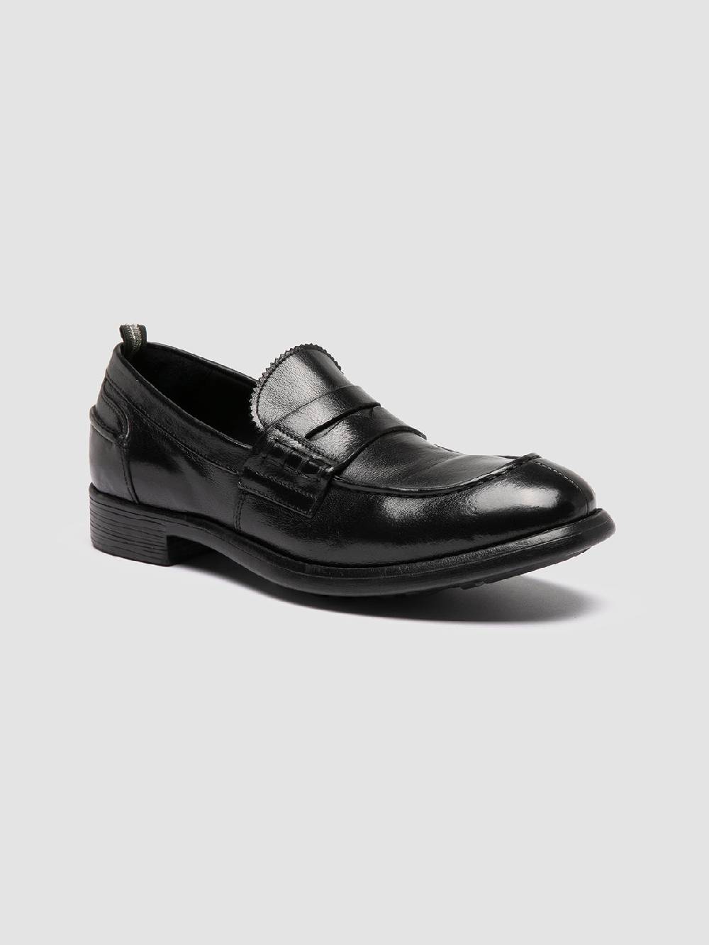Officine Creative CHRONICLE 056 Mocassini Penny in Pelle Nera Promozione