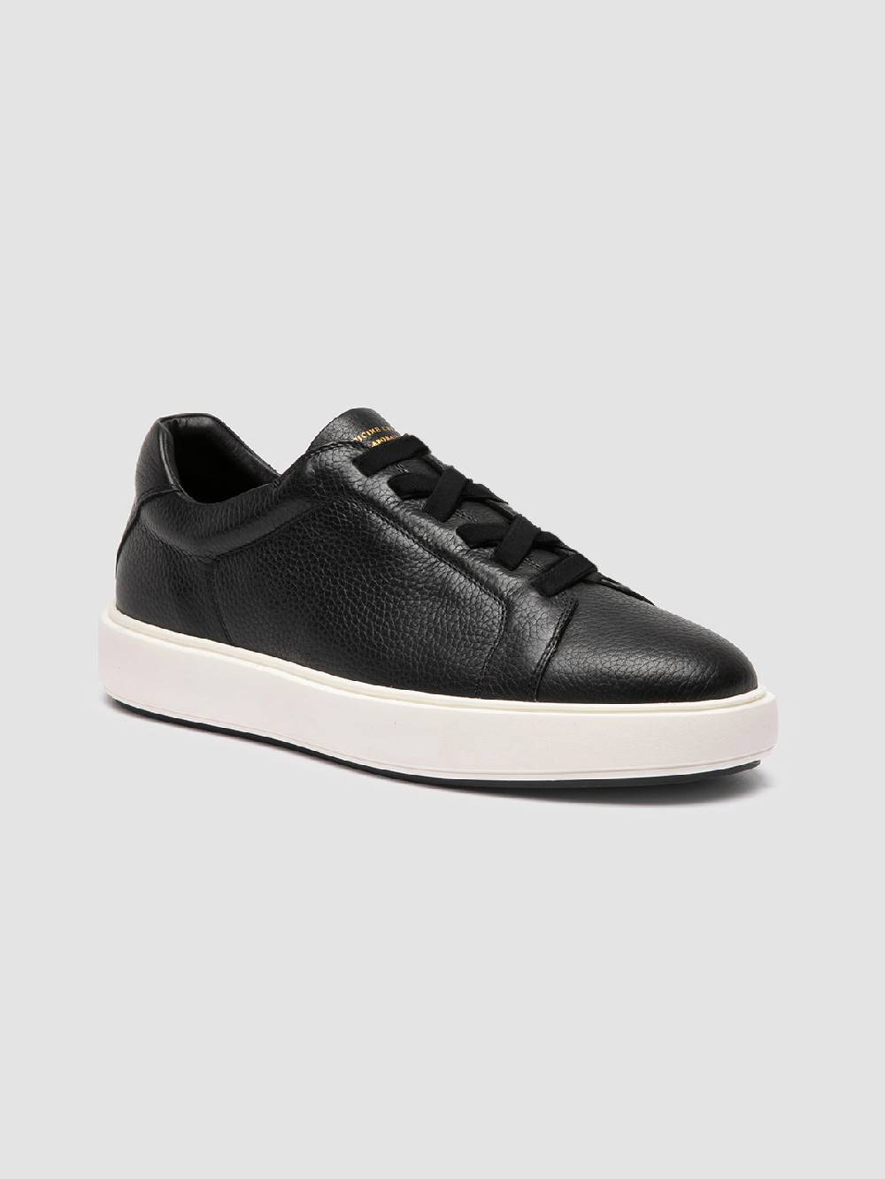 Officine Creative SLOUCH 001 Sneaker Basse in Pelle Nera Pezzi Unici