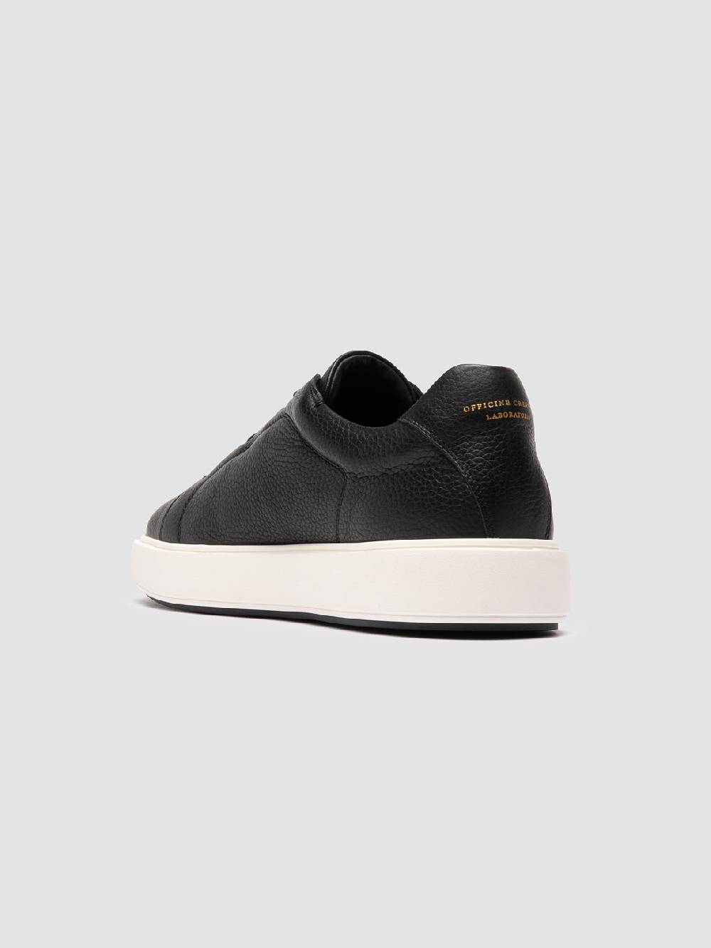 Officine Creative SLOUCH 001 Sneaker Basse in Pelle Nera Pezzi Unici