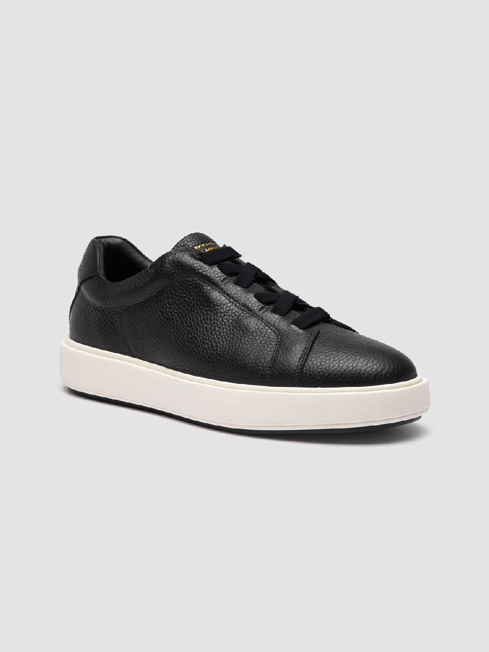 Officine Creative SLOUCH 001 Sneaker Basse in Pelle Blu Soddisfazione Garantita