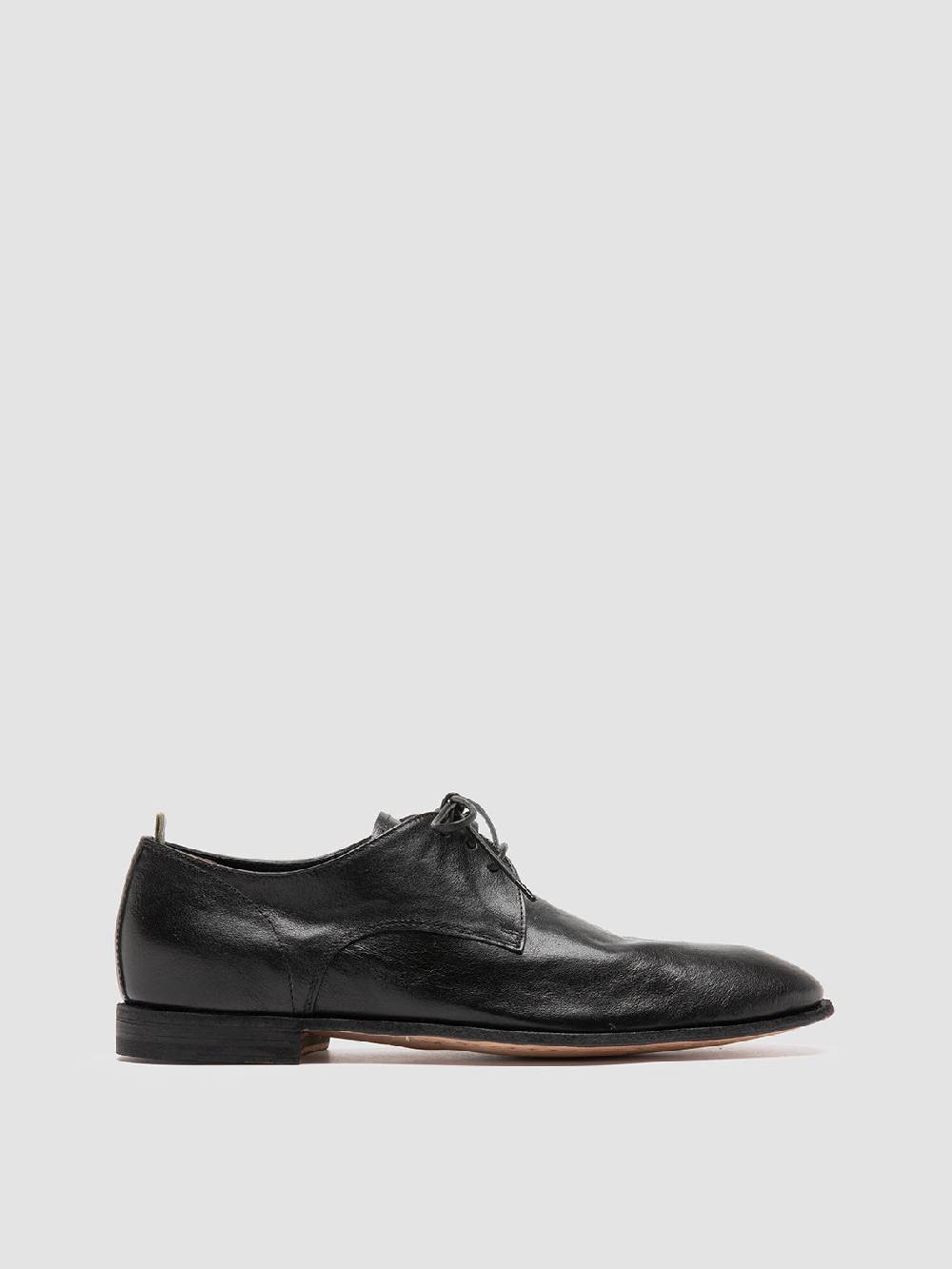 Officine Creative SOLITUDE 002 Scarpe Derby in Pelle Nera Acquista Ora
