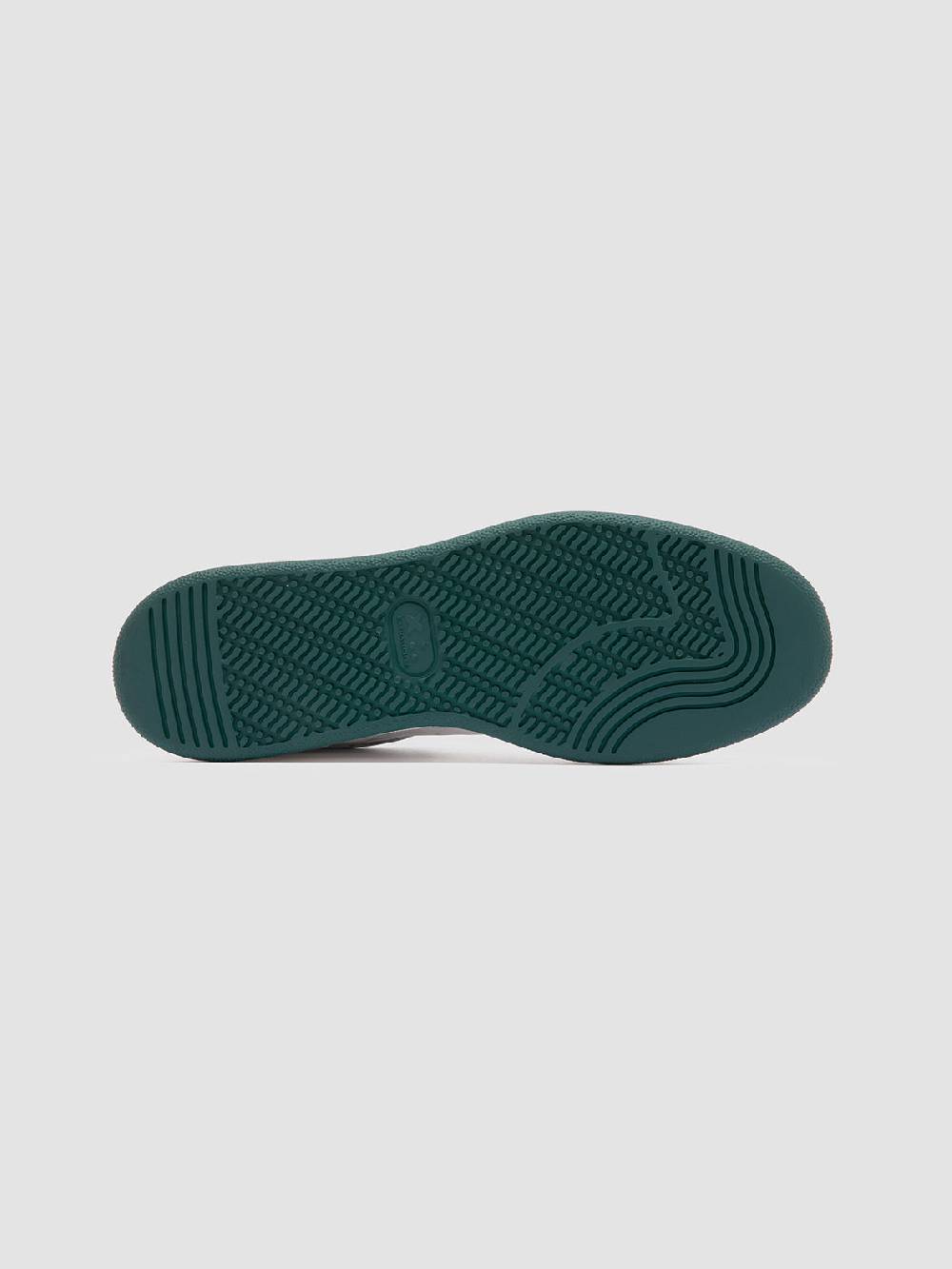 Officine Creative THE ANSWER 001 Sneaker Basse in Camoscio e Pelle Bianca Presa