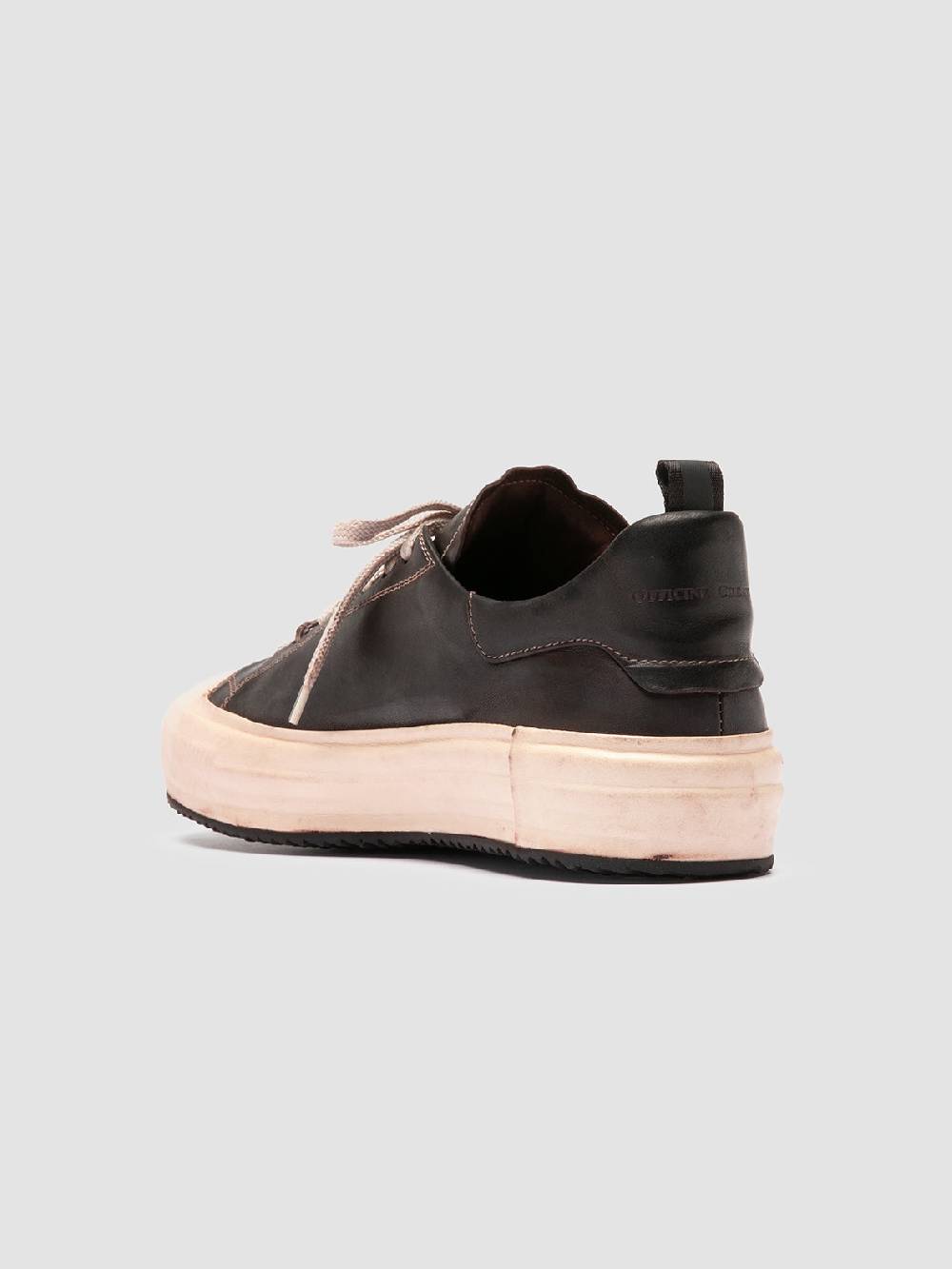 Officine Creative MES DD 001 Sneaker Basse in Pelle Marrone Hotsell