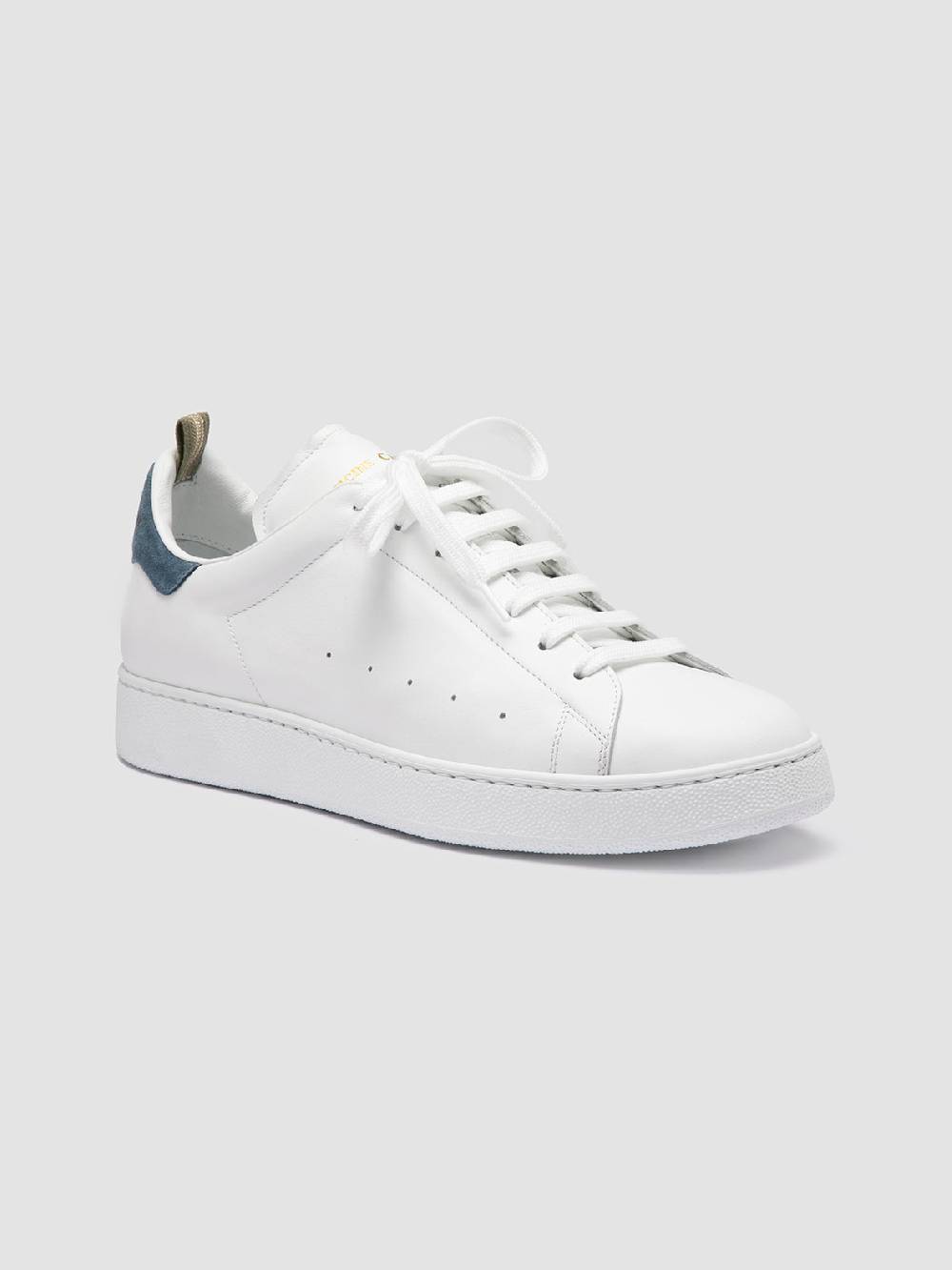 Officine Creative MOWER 002 Sneakers Basse in Pelle e Camoscio Bianca I Più Venduti