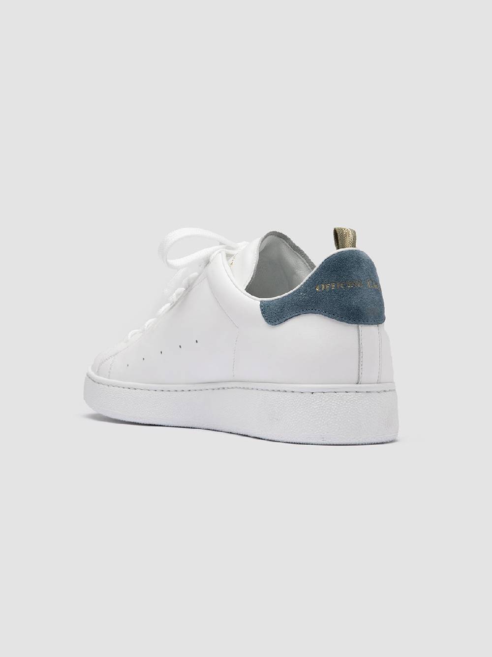Officine Creative MOWER 002 Sneakers Basse in Pelle e Camoscio Bianca I Più Venduti