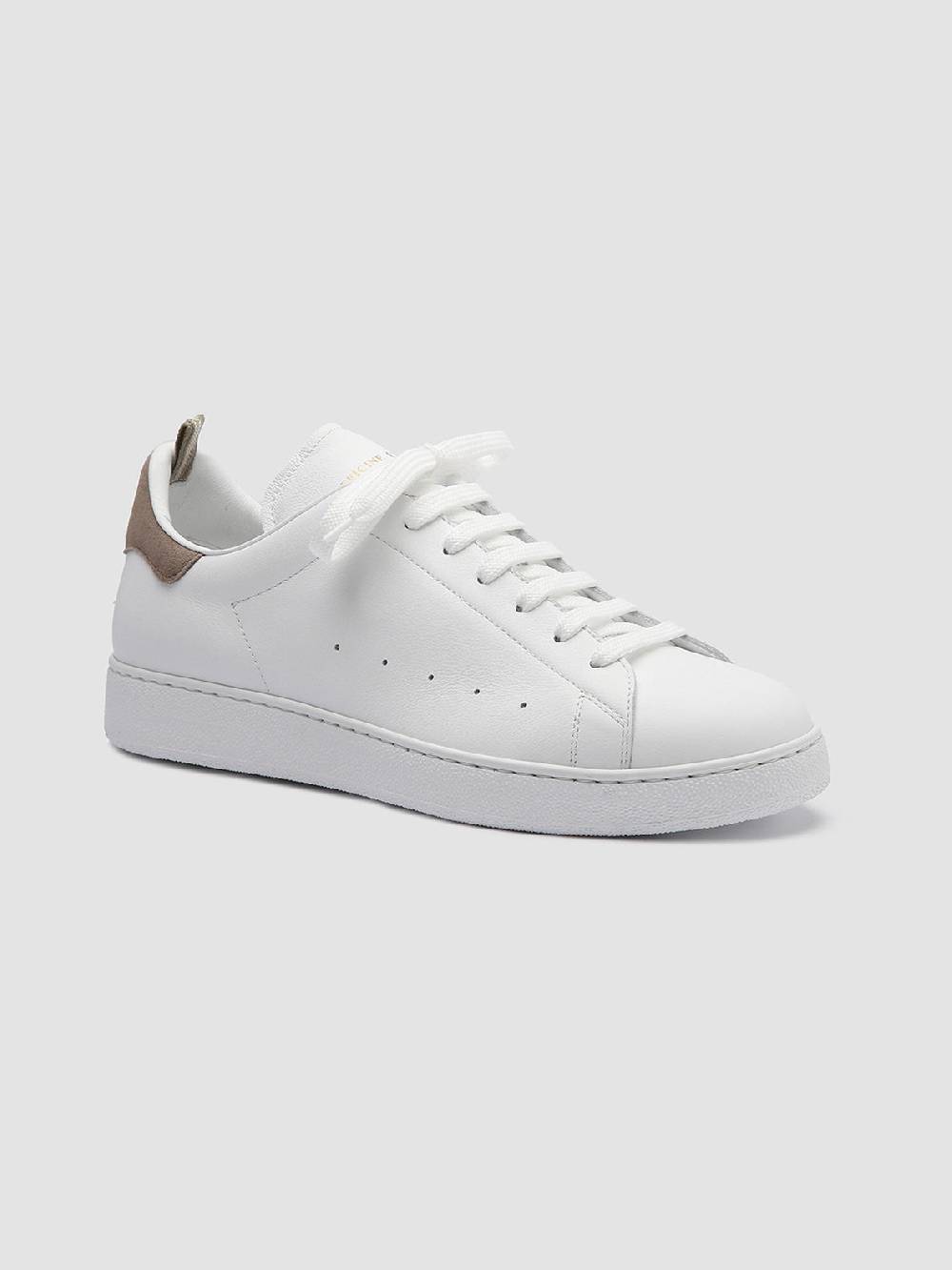 Officine Creative MOWER 002 Sneakers in Pelle Bianca Vendite Flash