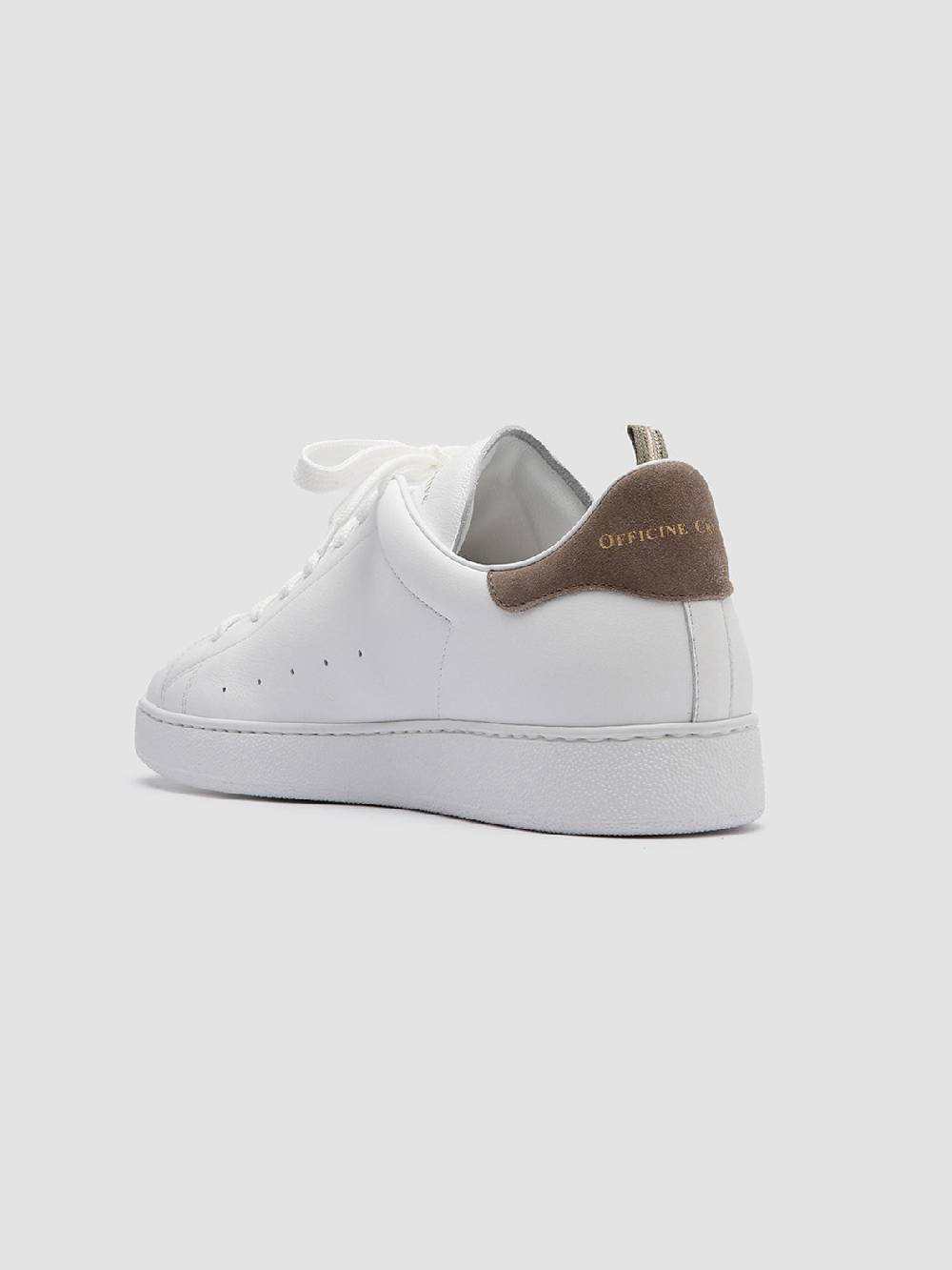 Officine Creative MOWER 002 Sneakers in Pelle Bianca Vendite Flash