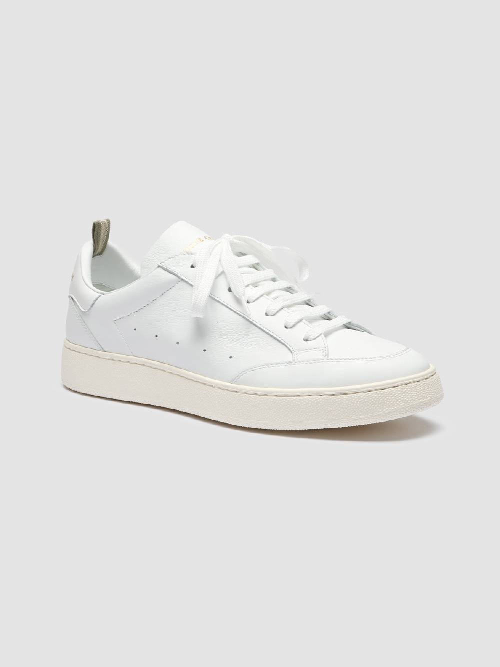 Officine Creative MOWER 007 Sneakers in Pelle Bianca Nuova