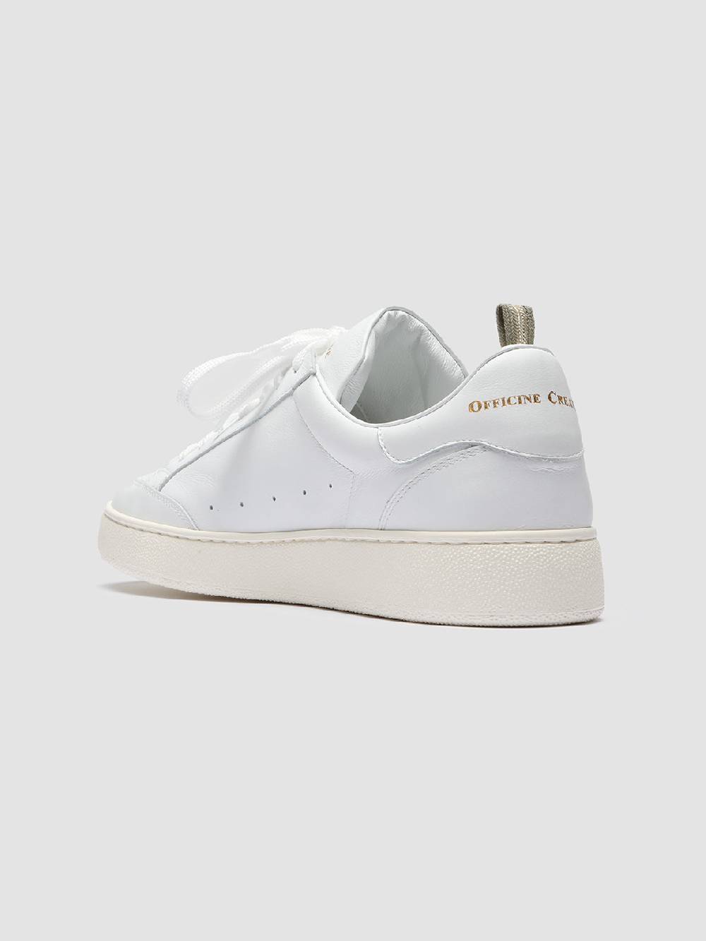 Officine Creative MOWER 007 Sneakers in Pelle Bianca Nuova