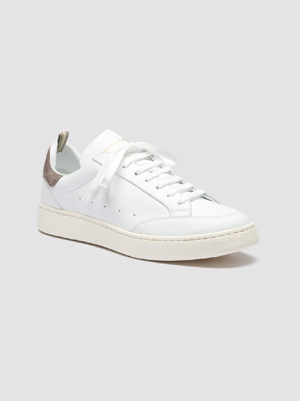 Officine Creative MOWER 007 Sneakers in Pelle Bianca Moda