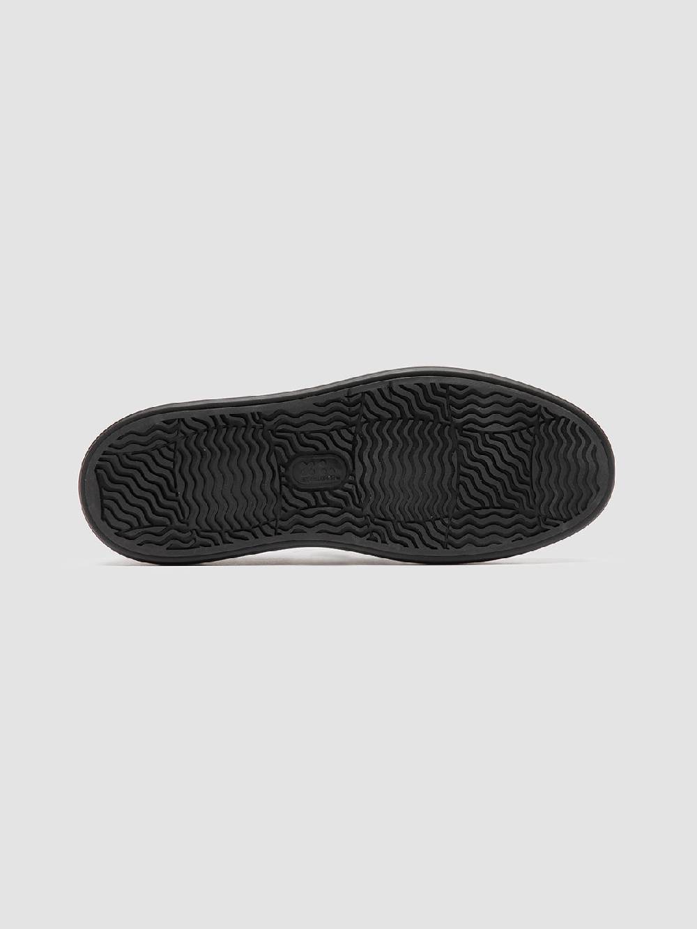 Officine Creative RELEASE 001 Sneaker Basse in Pelle Nera Offerta speciale