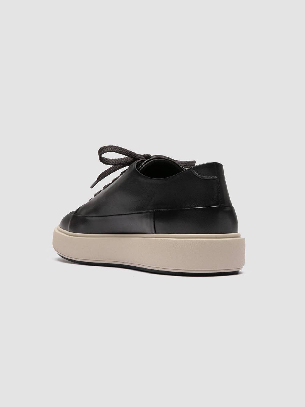 Officine Creative RELEASE 001 Sneaker Basse in Pelle Grigia Flash Sale