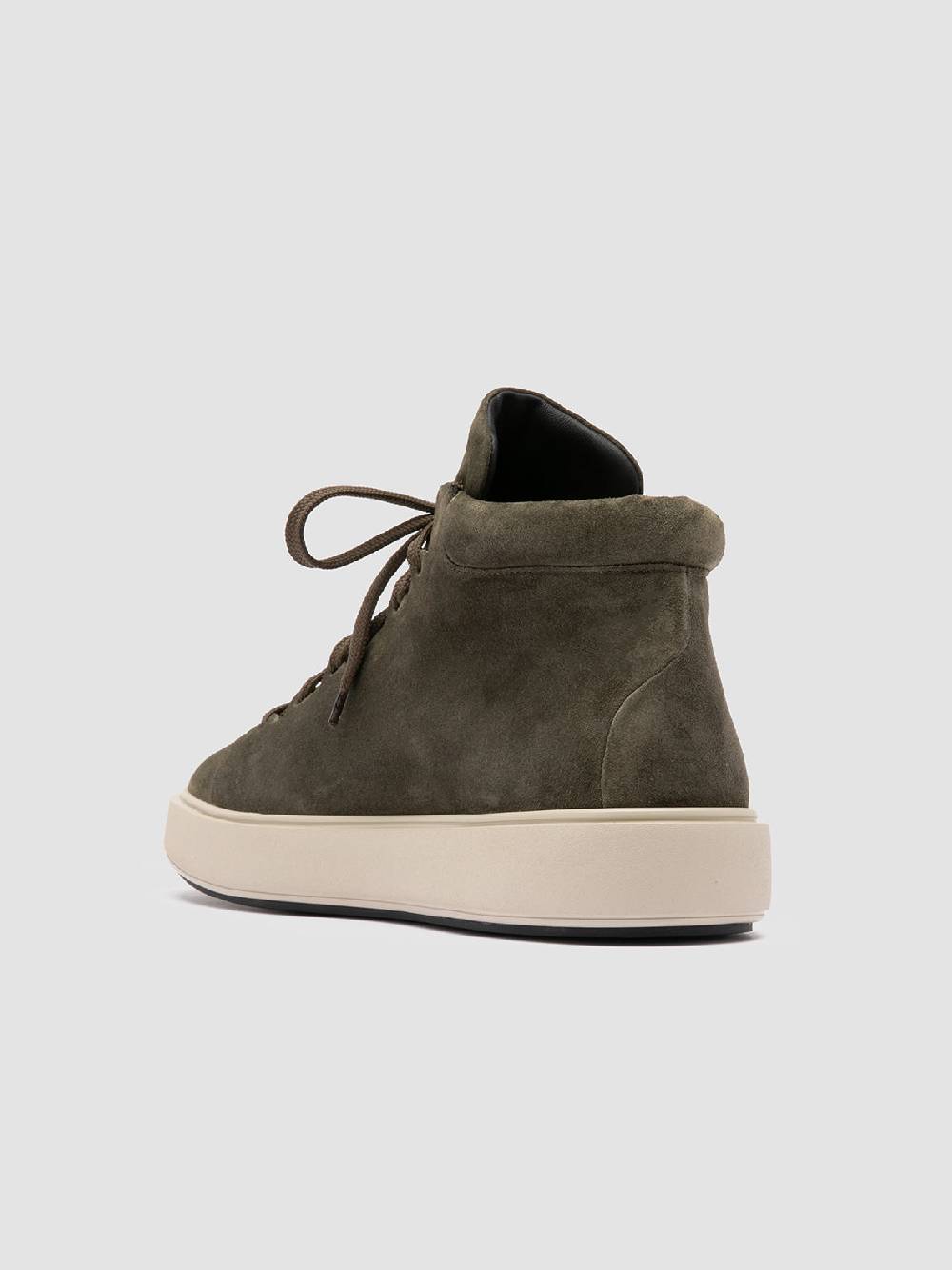 Officine Creative REMASTER 002 Sneaker Alte in Pelle Scamosciata Verde Vendite stagionali