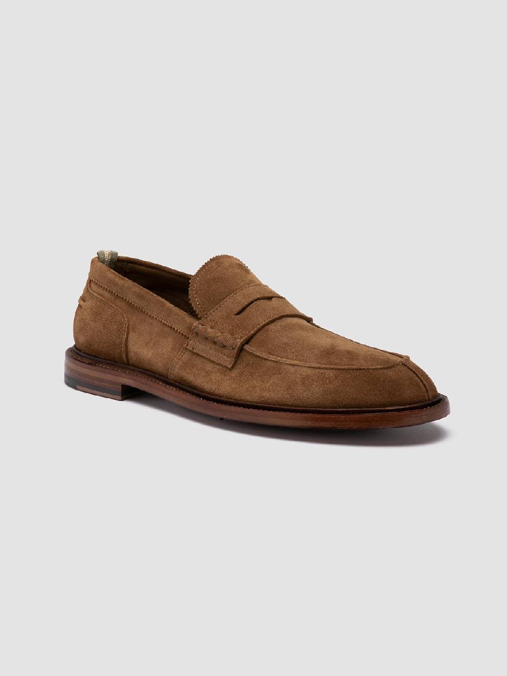 Officine Creative SAX 001 Mocassini Penny in Pelle Scamosciata Marrone Black Friday
